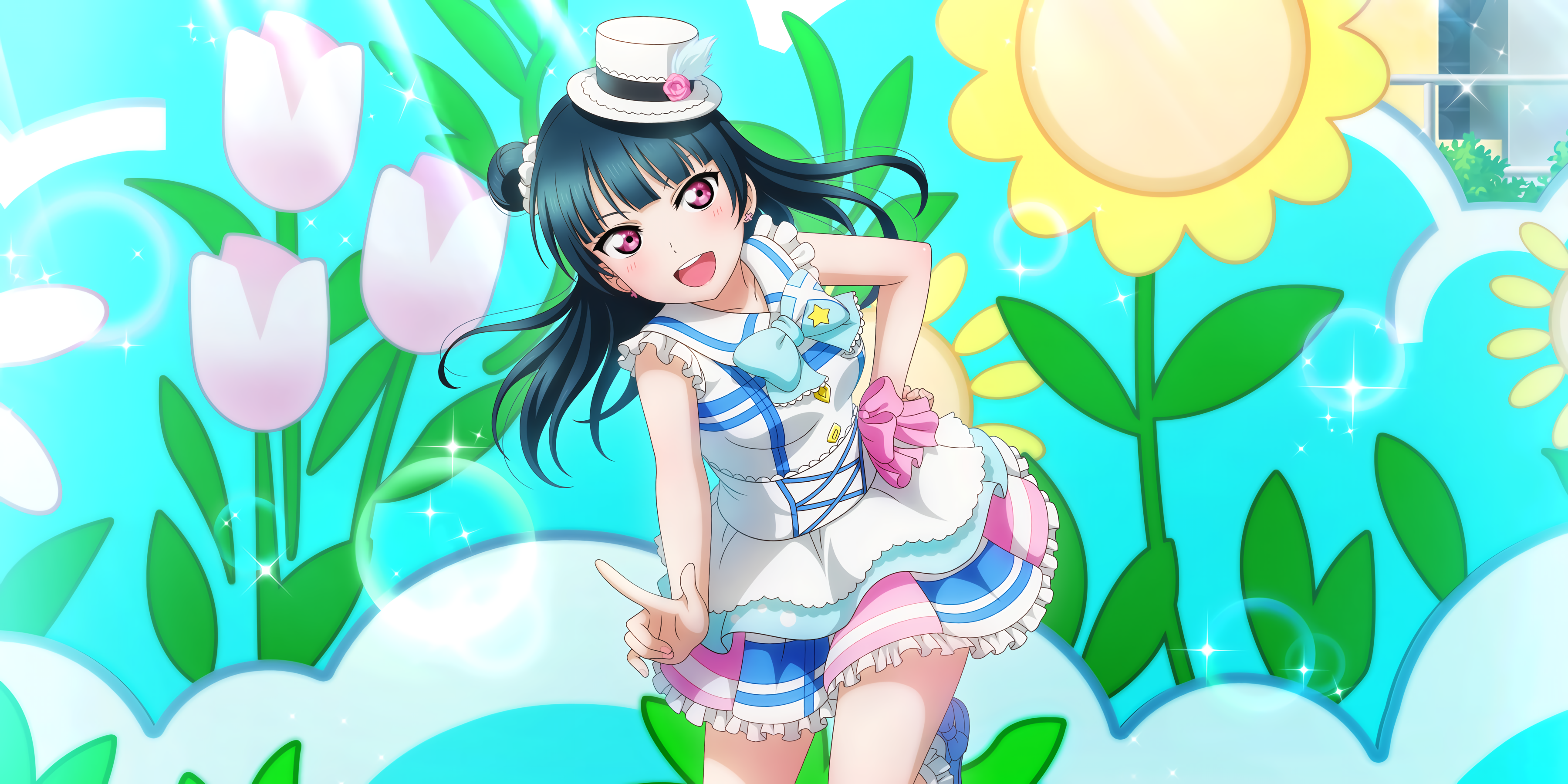 Tsushima Yoshiko from Love Live! Sunshine HD Wallpaper