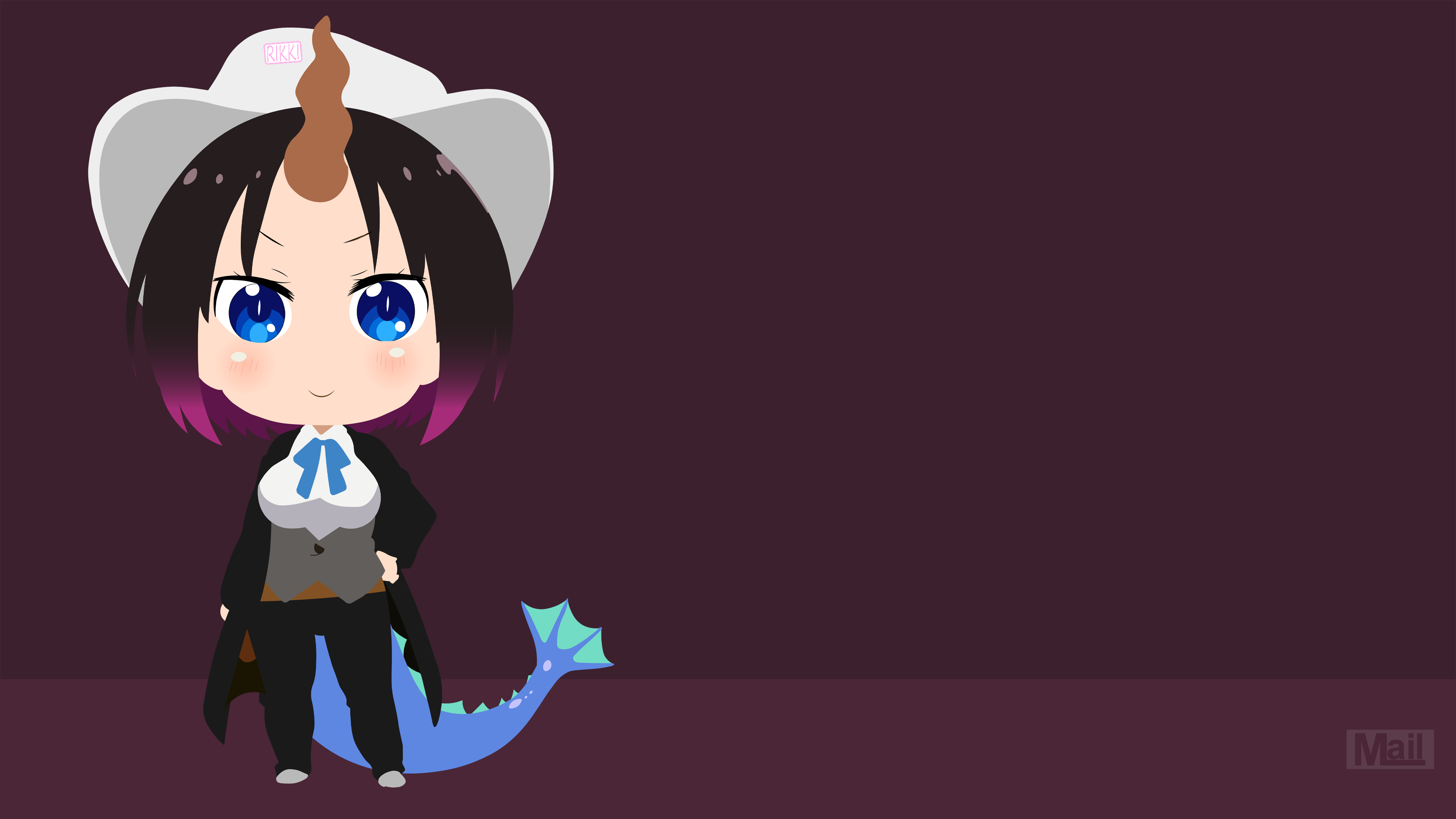Elma from Miss Kobayashi's Dragon Maid HD Wallpaper