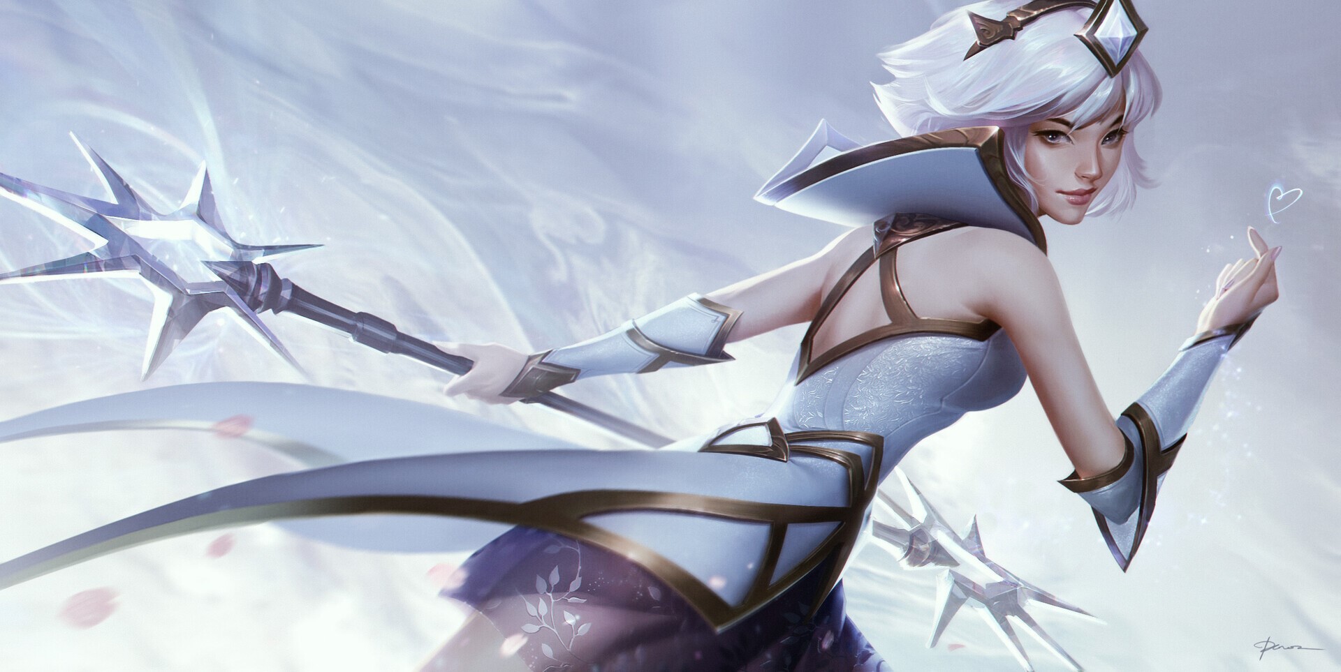Lux from League of Legends by Roanna Peroz HD Wallpaper