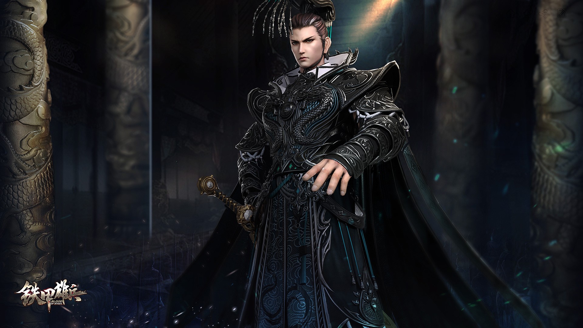 Man in ornate armor from Blood of Steel HD Wallpaper