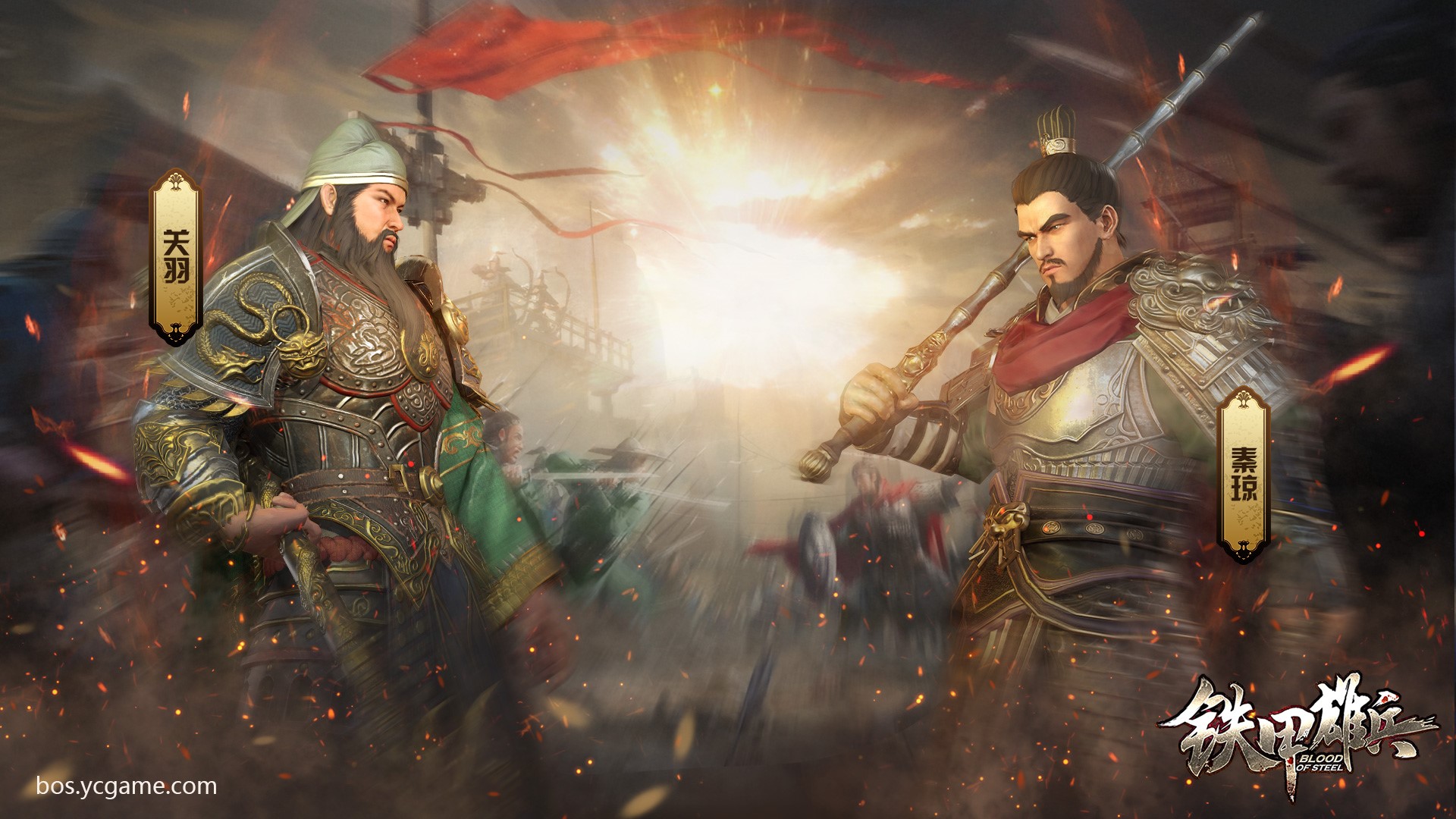 Two warriors from Blood of Steel HD Wallpaper