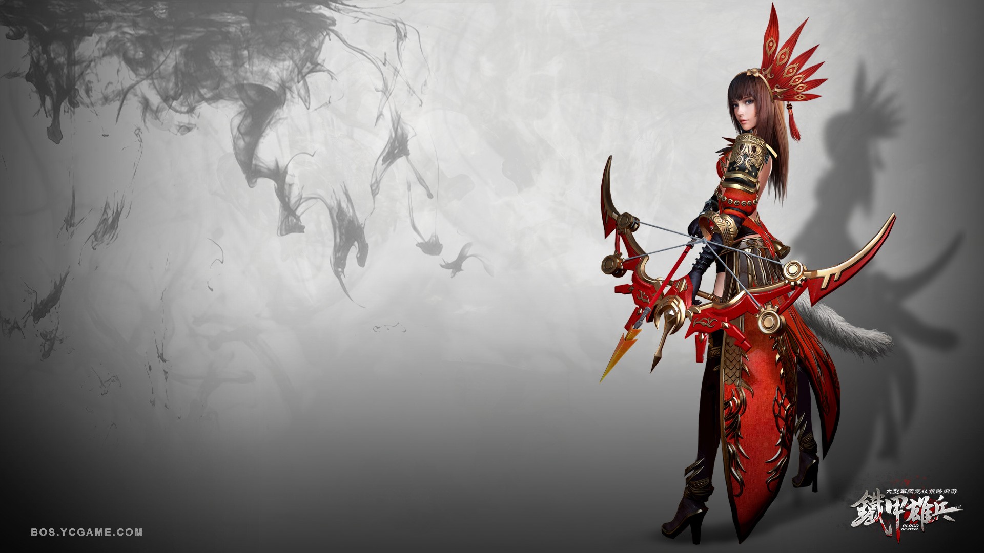 Fantasy girl with bow and arrow from Blood of Steel HD Wallpaper