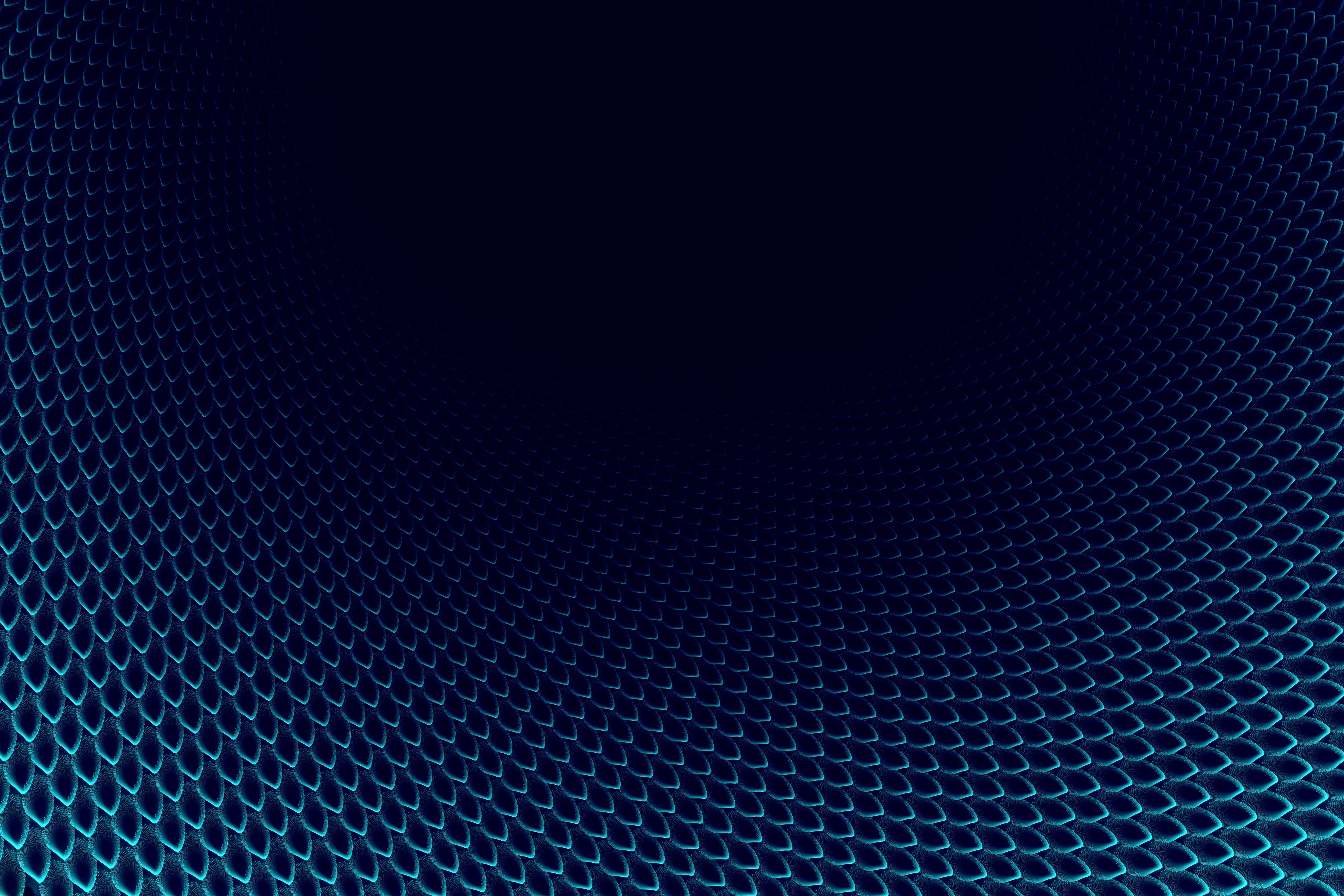 Blue abstract scale texture 4K HD Wallpaper