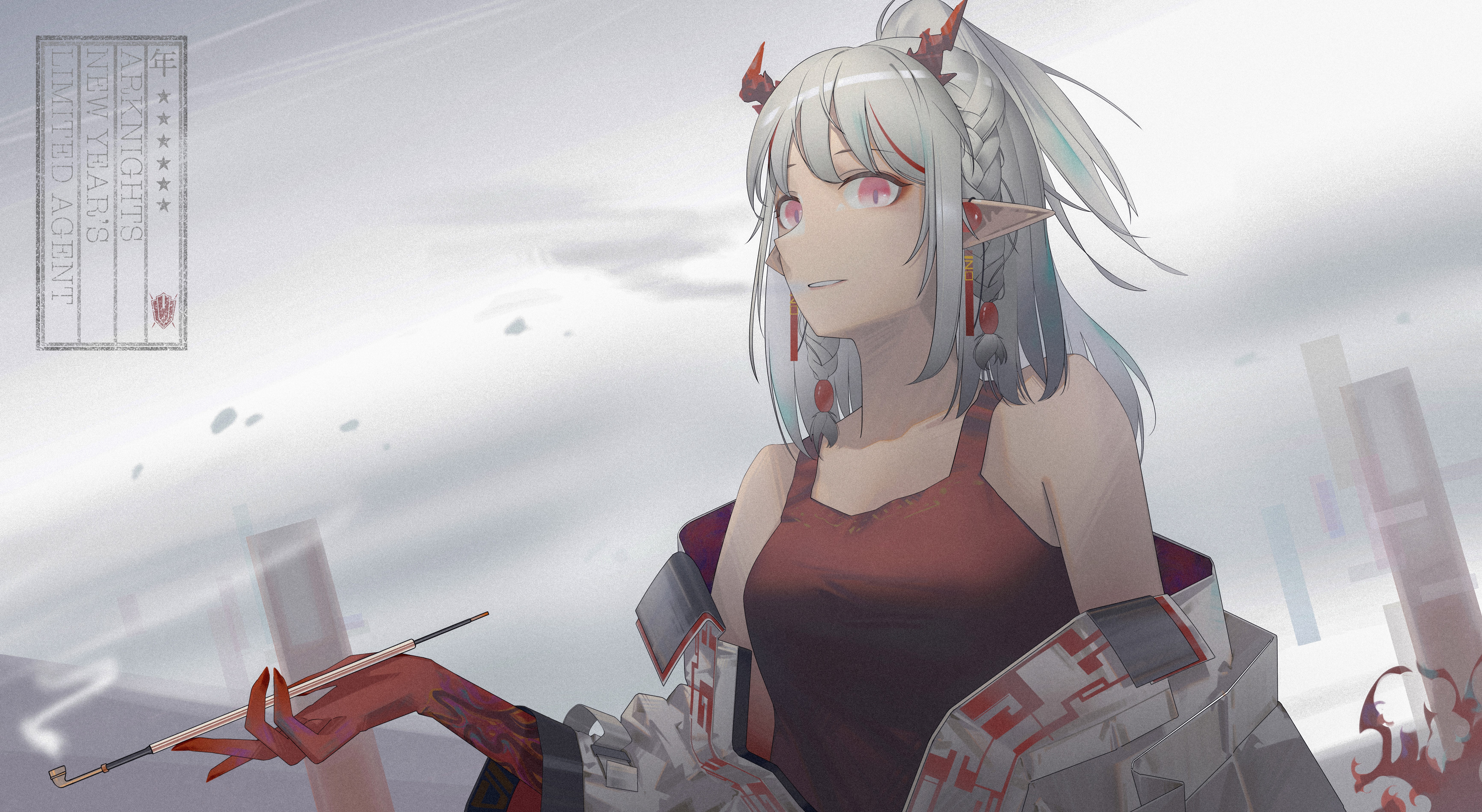 Arknights New Year's Limited Agent Artwork HD Wallpaper