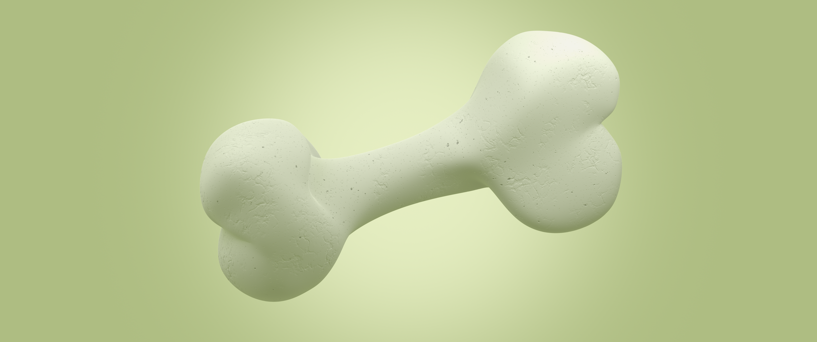 3D render of a bone HD Wallpaper