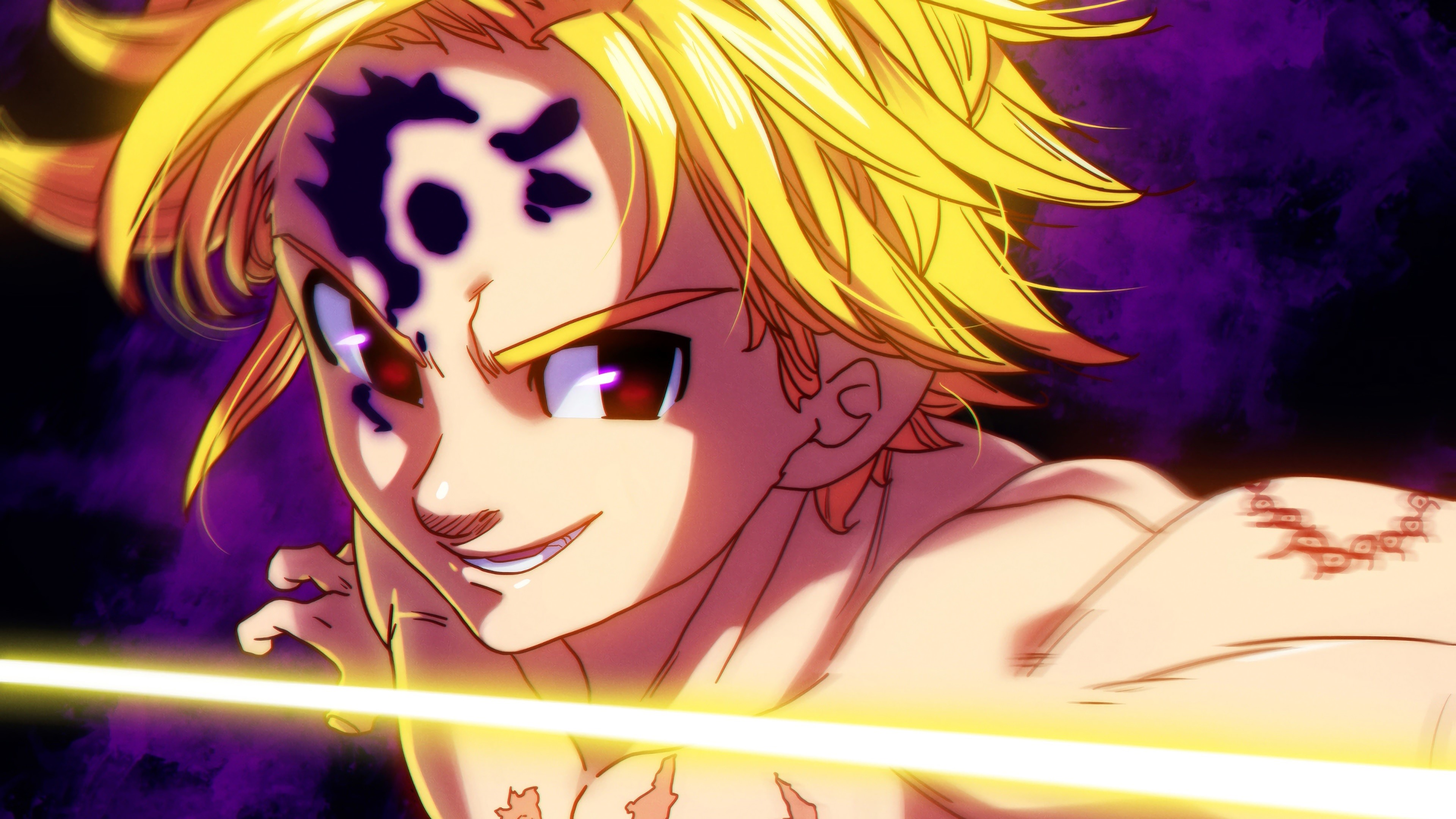 470740 4K Nanatsu No Taizai Yellow Meliodas Sin Of Wrath Purple 470740 4K Nanatsu No Taizai Yellow Meliodas Sin Of Wrath Purple