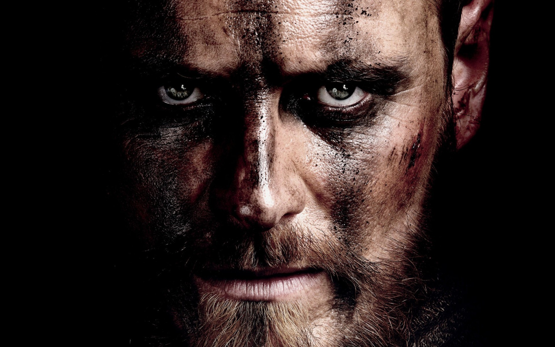 Man with dirt on face HD Wallpaper