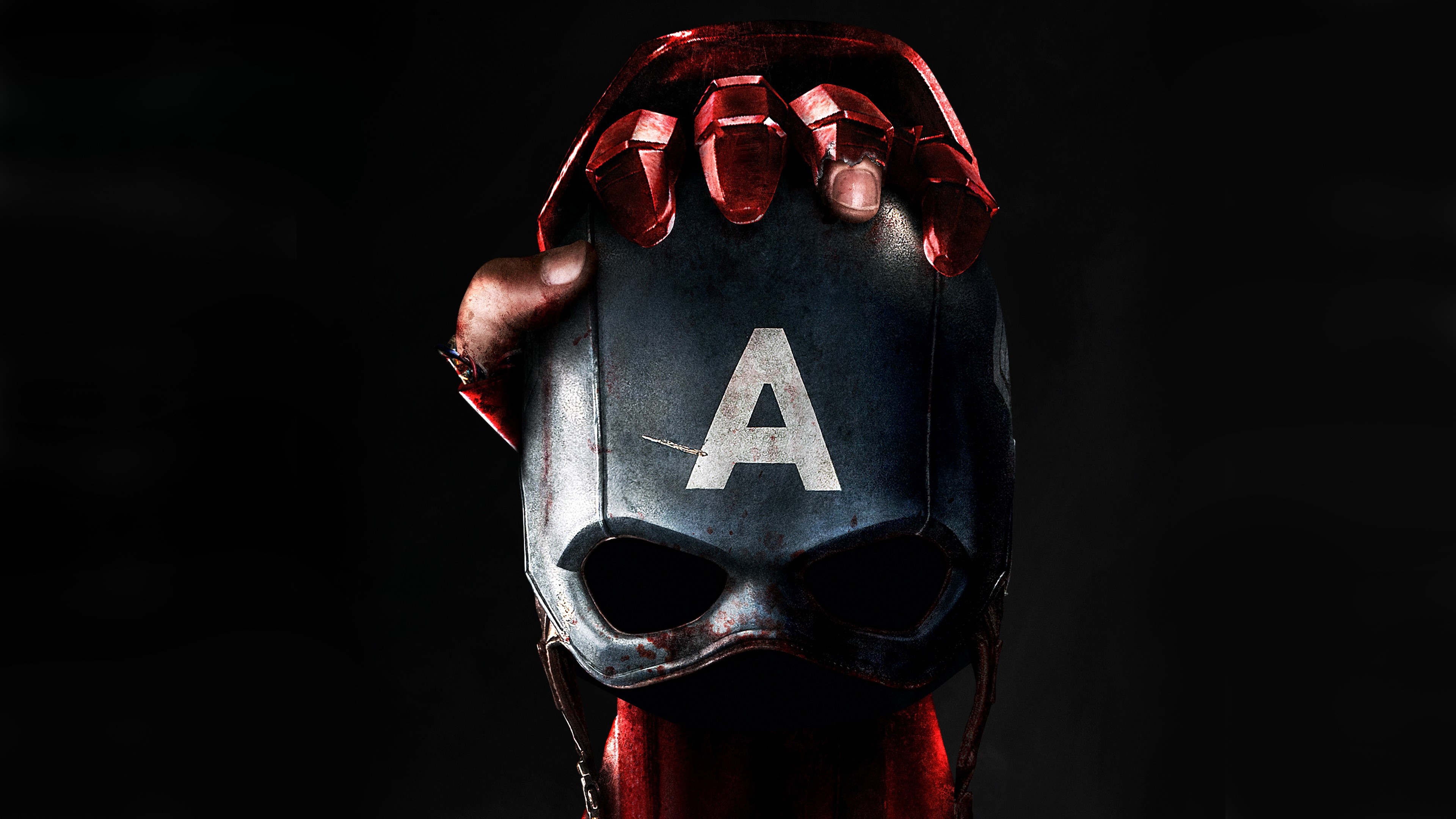 Captain America mask from Captain America: Civil War HD Wallpaper