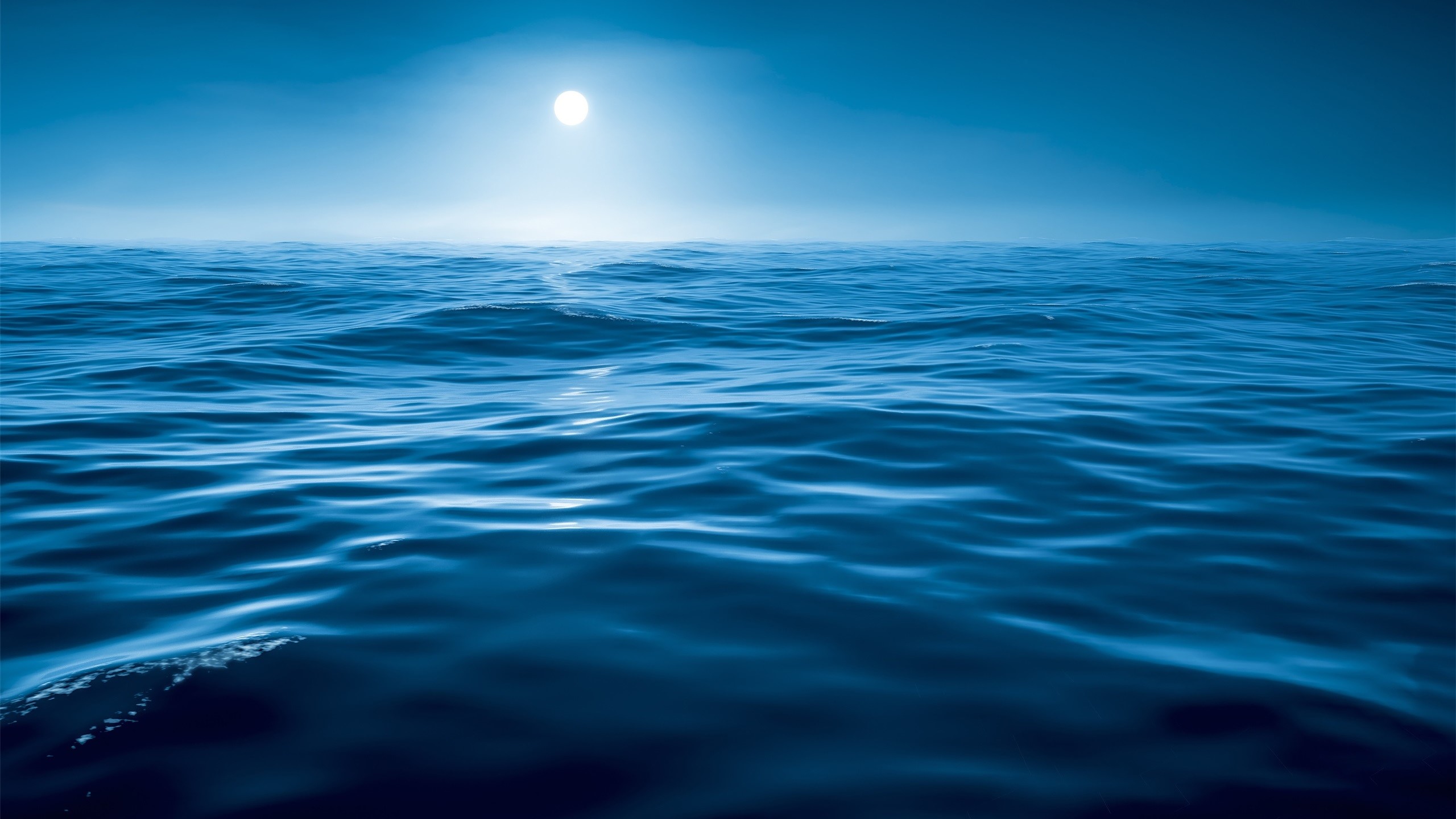 Sun over the ocean HD Wallpaper