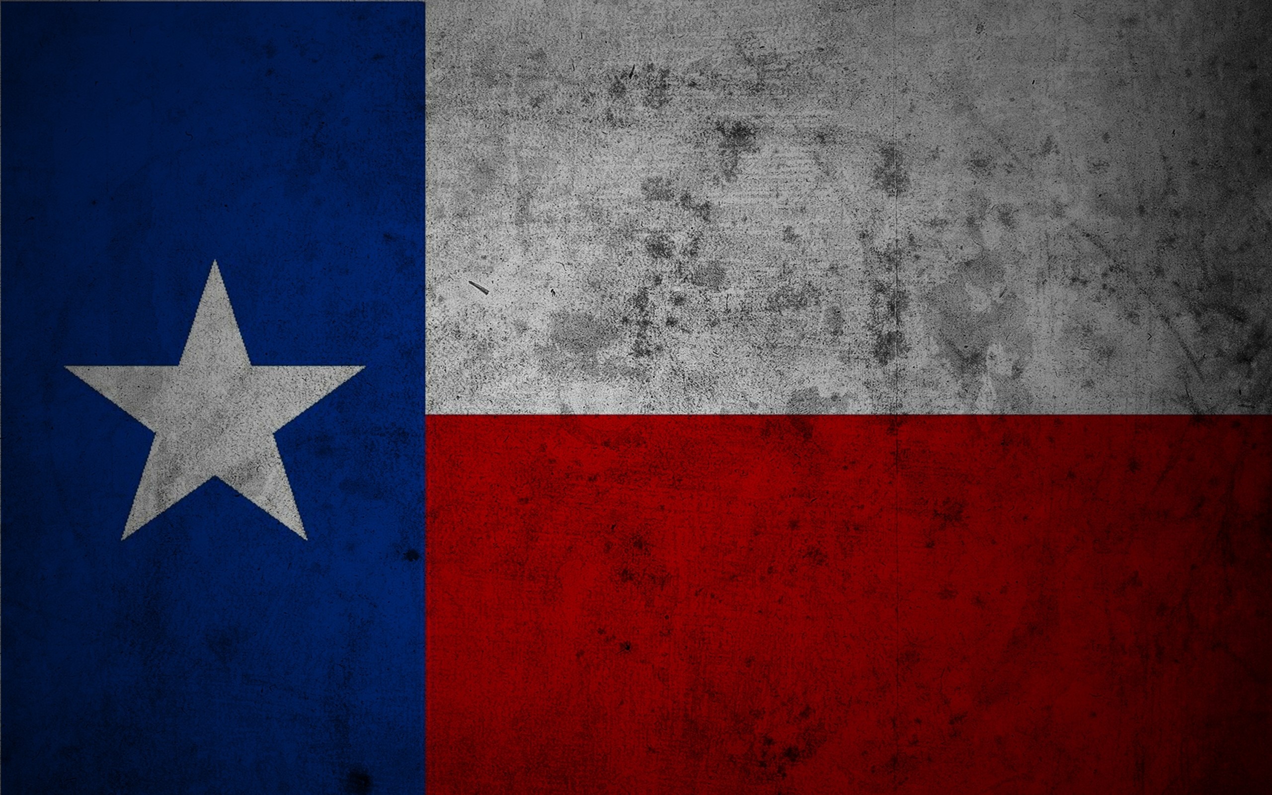 The Texas flag with a grunge texture HD Wallpaper