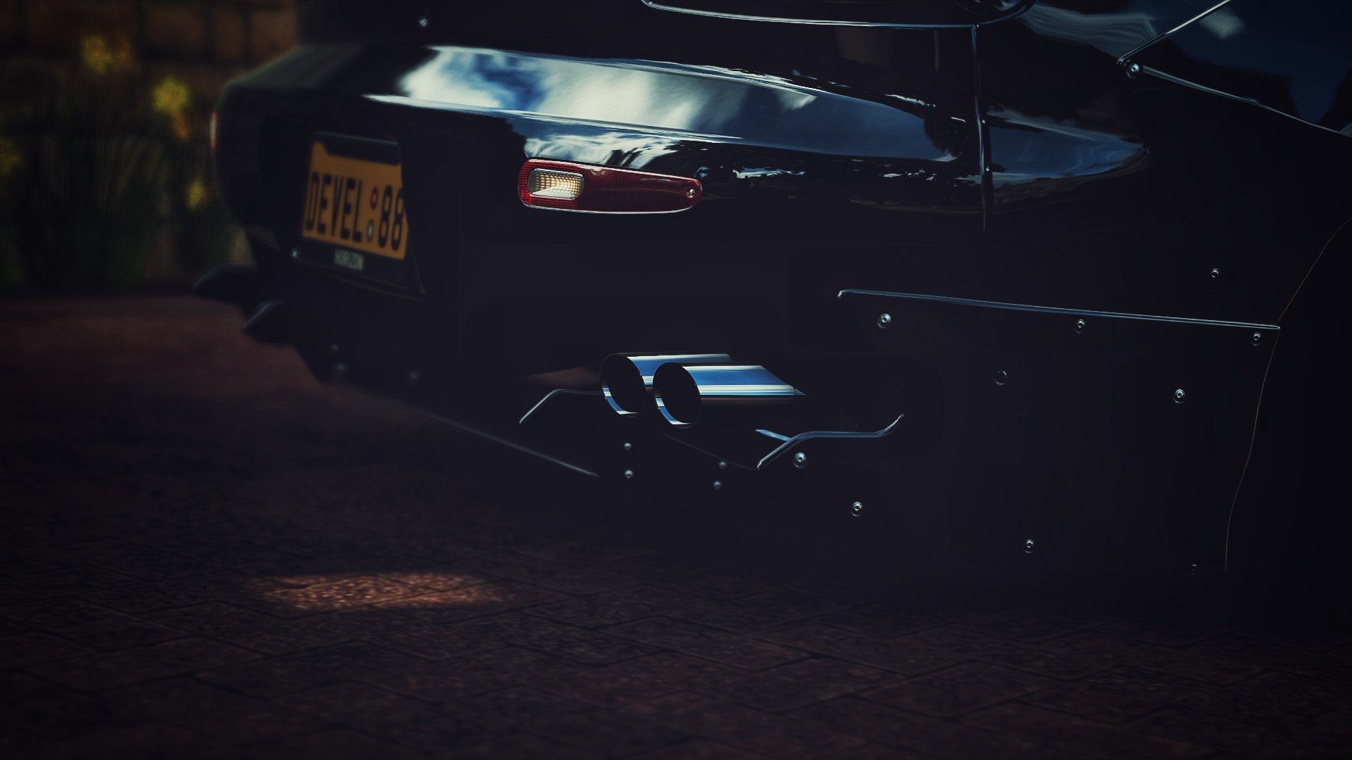 Mazda RX-7 FD Rocket Bunny Exhaust Pipes Forza Horizon 4 HD Wallpaper