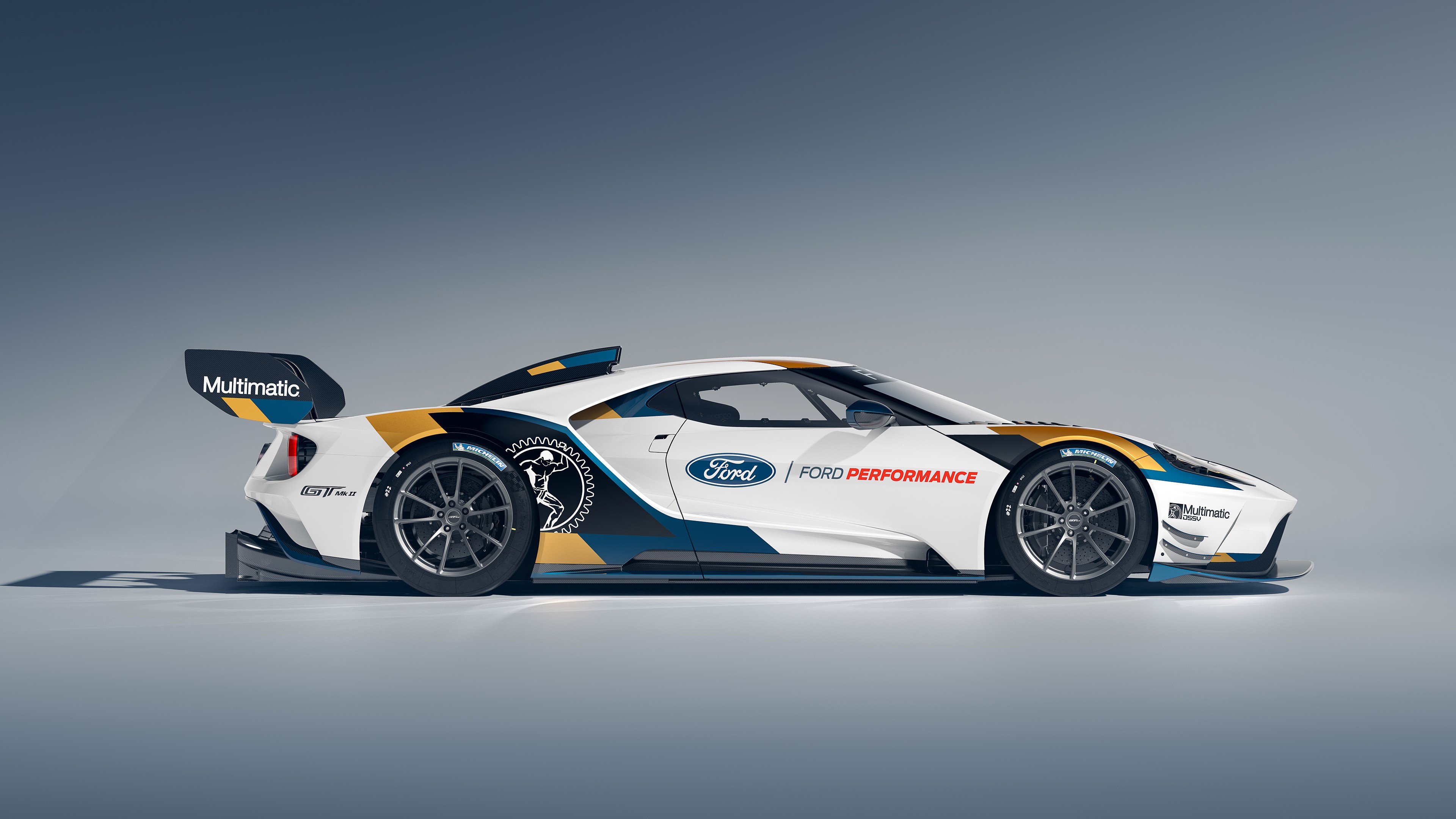 4K Ford GT Mk II race car HD Wallpaper