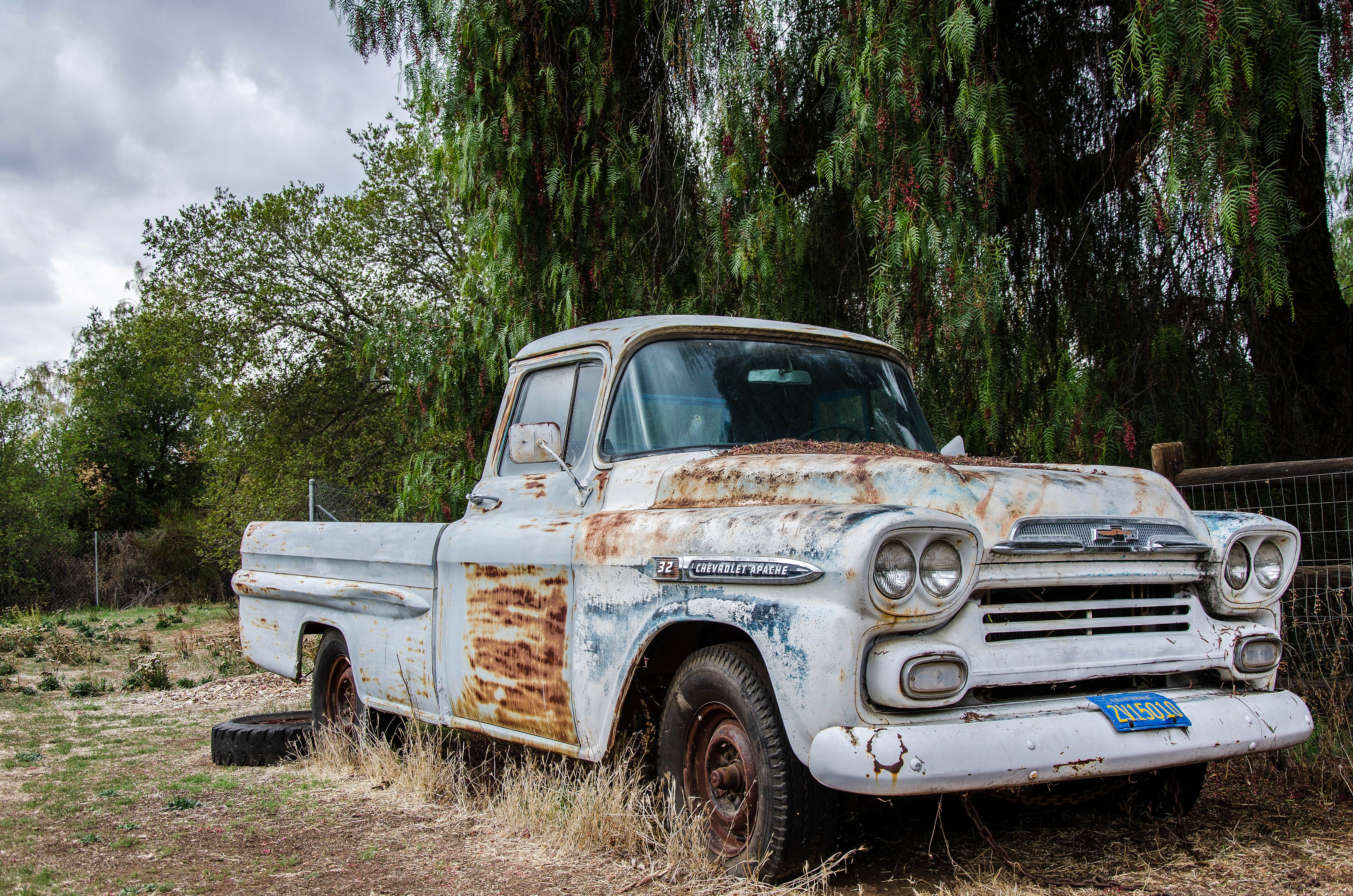 4K Chevrolet Apache Truck in San Diego HD Wallpaper
