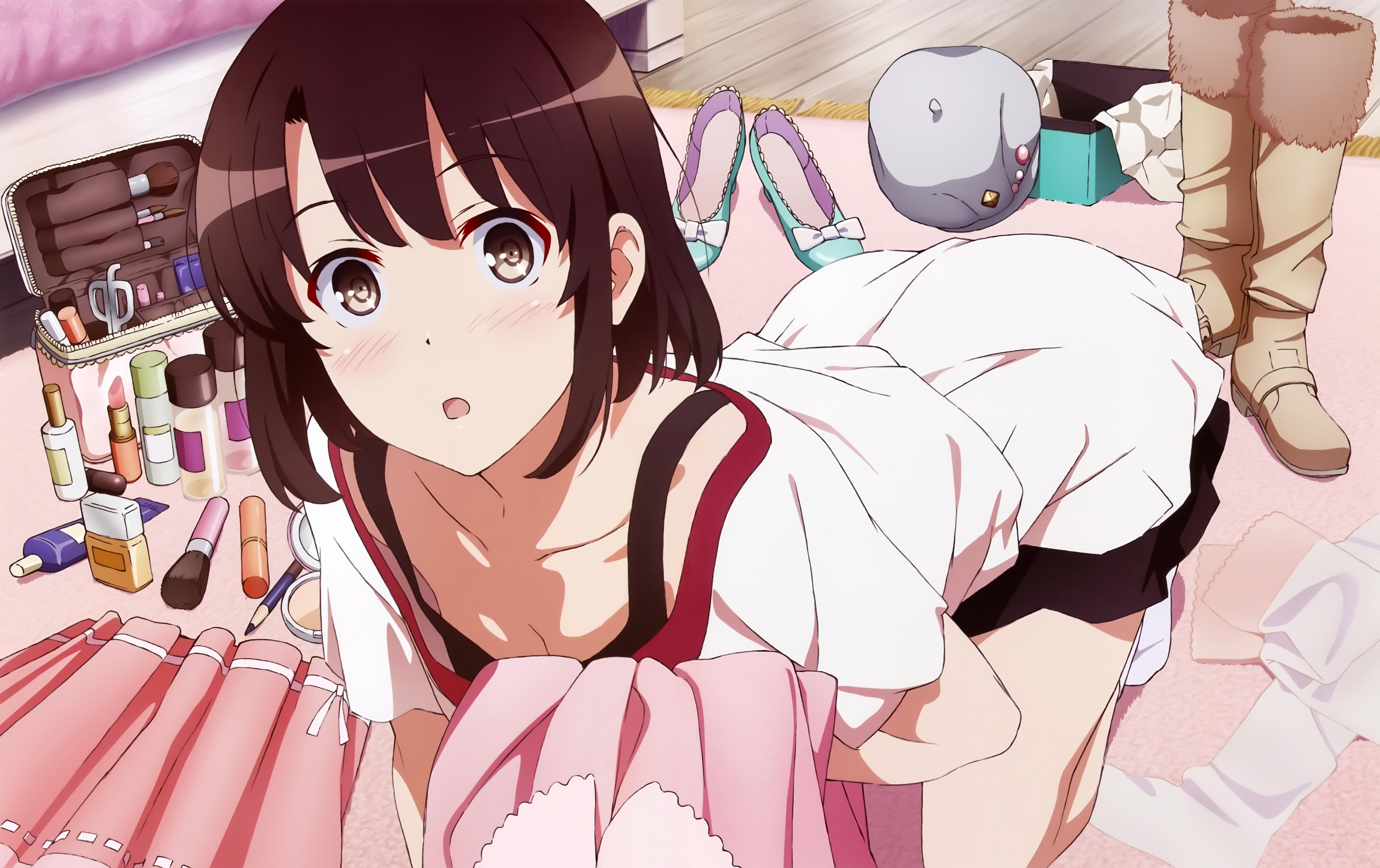 4K anime girl Katou Megumi from Saenai Heroine no Sodatekata HD Wallpaper