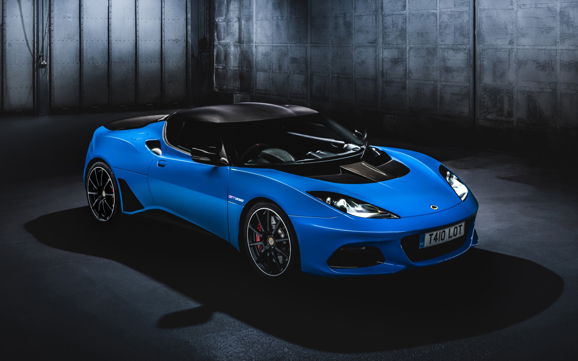 Blue Lotus Evora GT410 Sport car HD Wallpaper