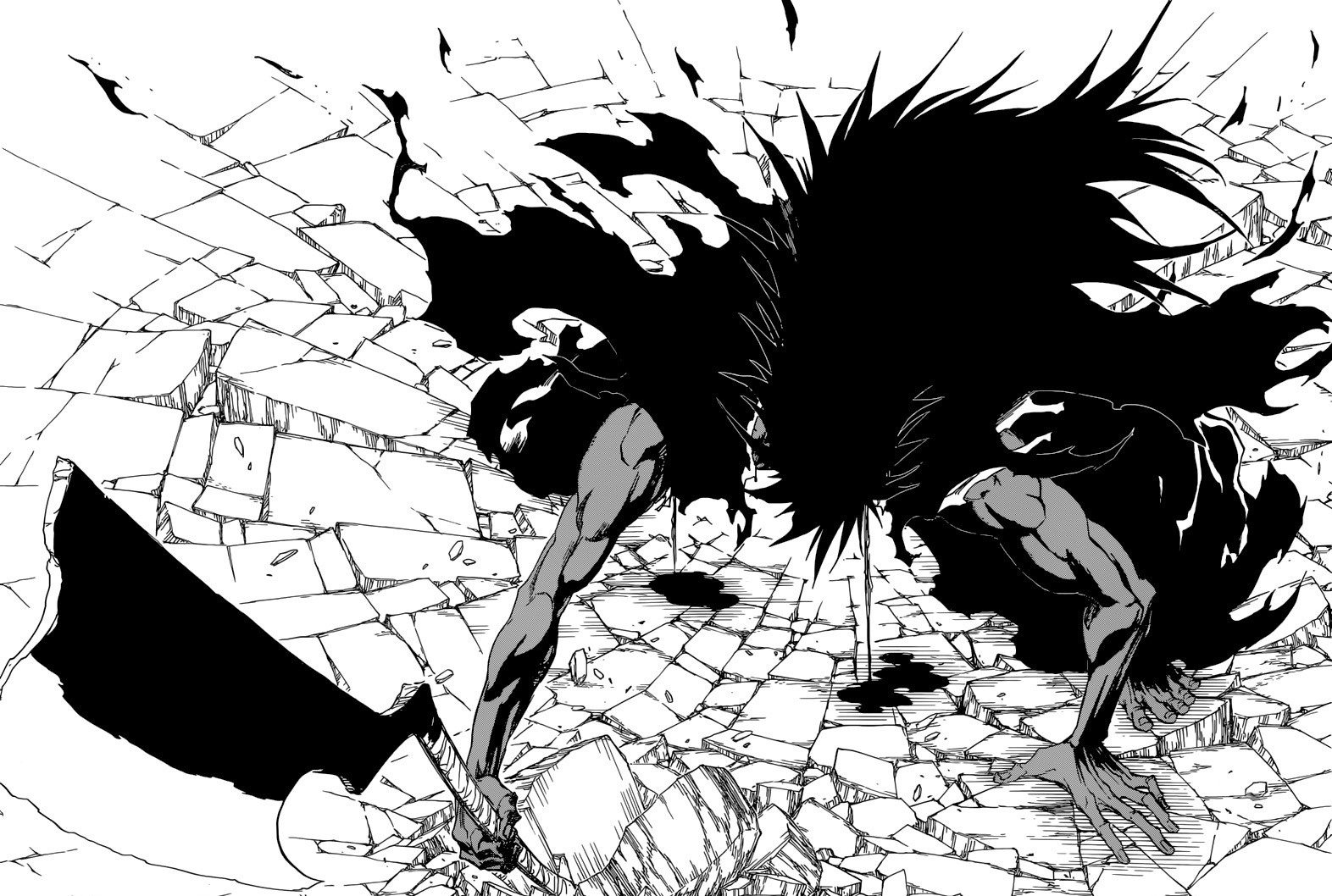 Zaraki Kenpachi from Bleach in Bankai HD Wallpaper