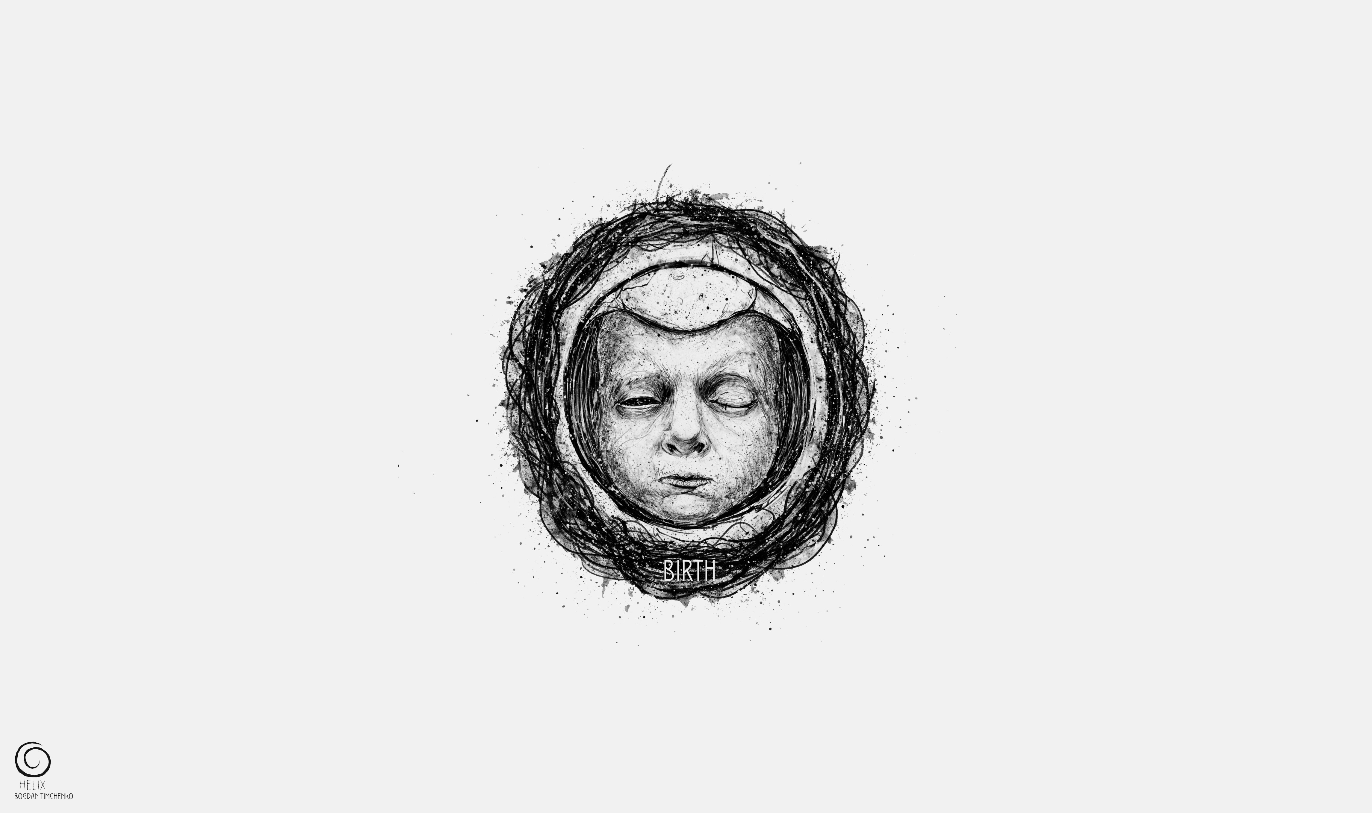 Birth artwork by Bogdan Timchenko HD Wallpaper