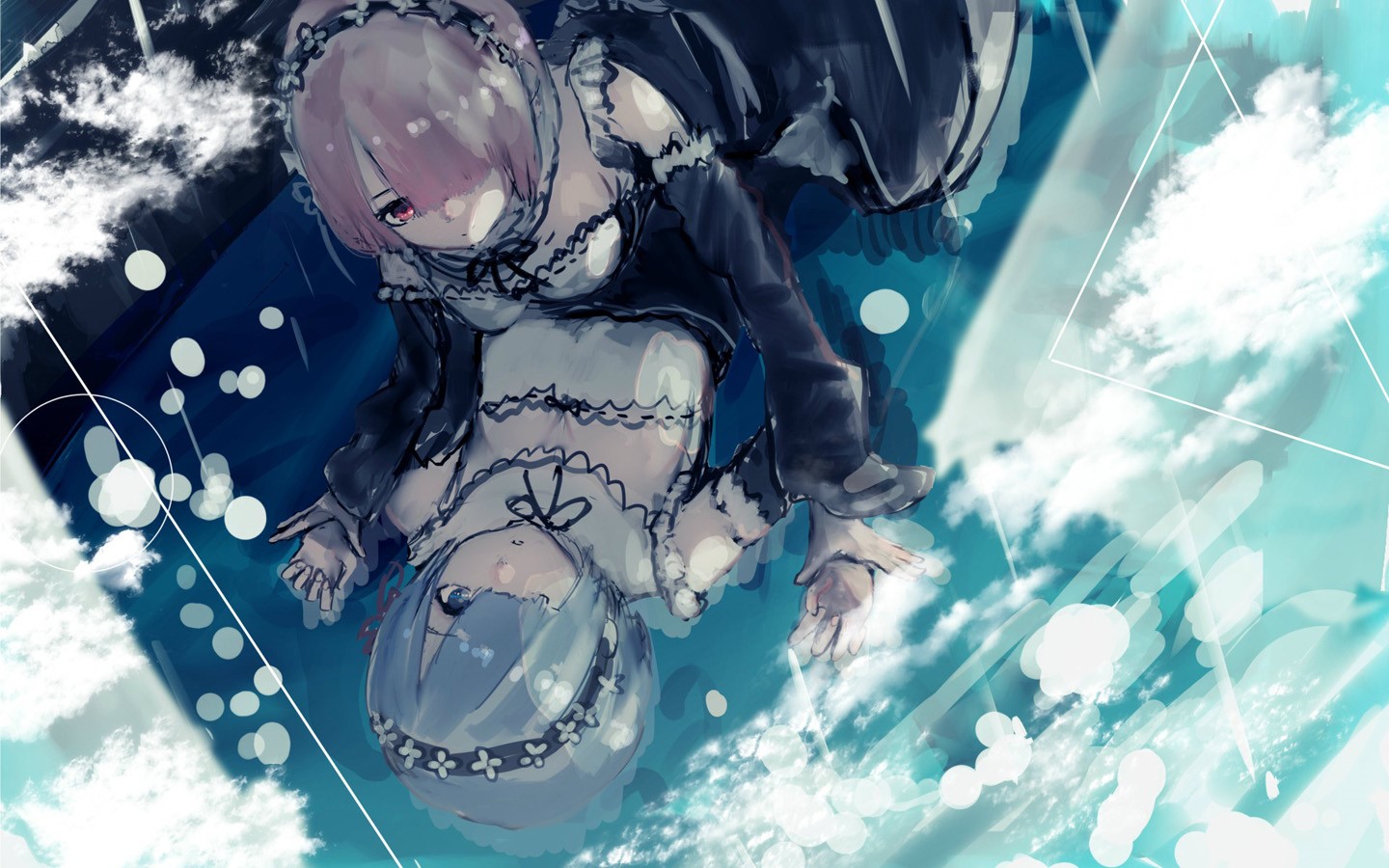 Ram and Rem from Re:Zero HD Wallpaper