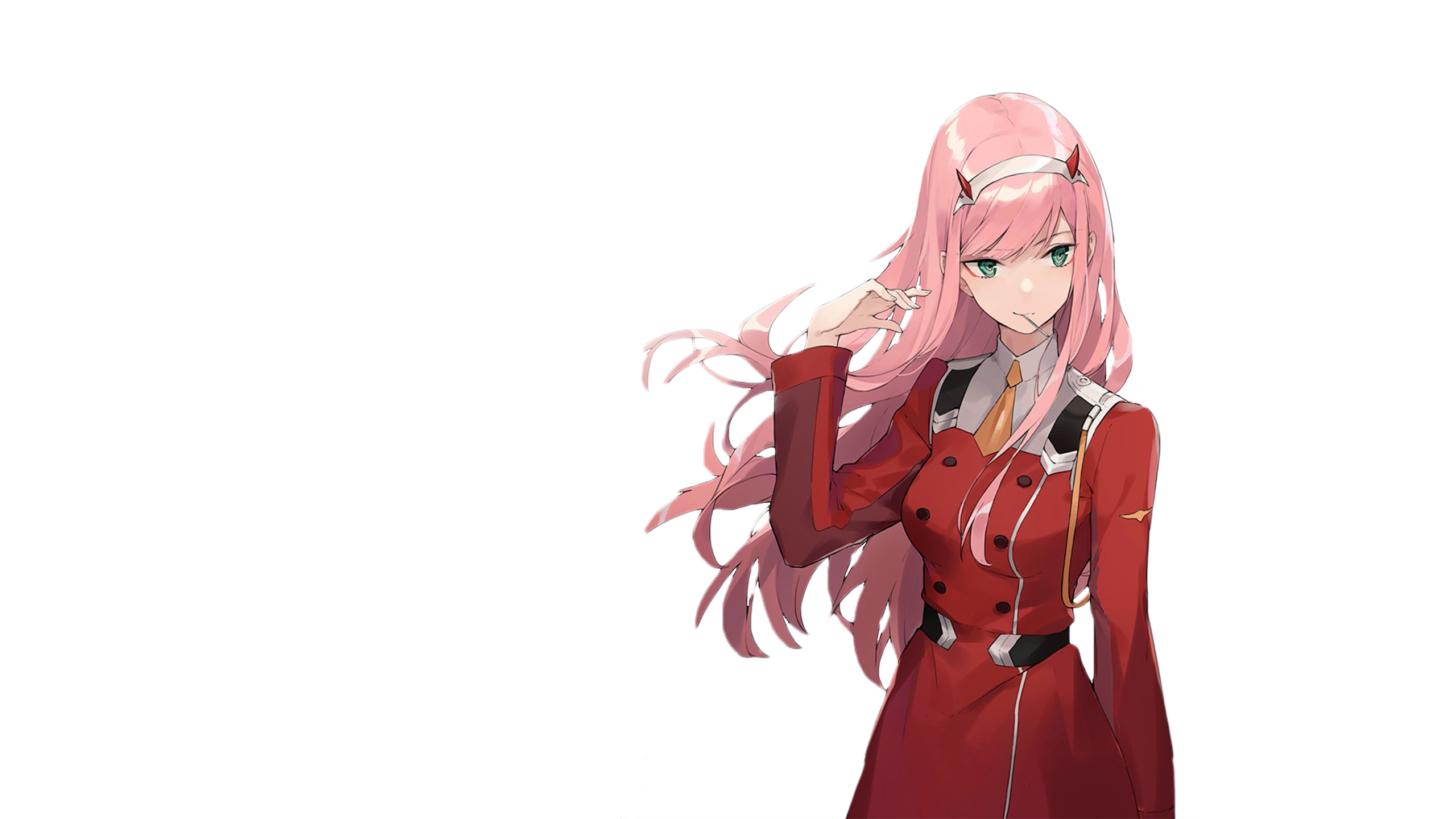 Zero Two from Darling in the FranXX HD Wallpaper
