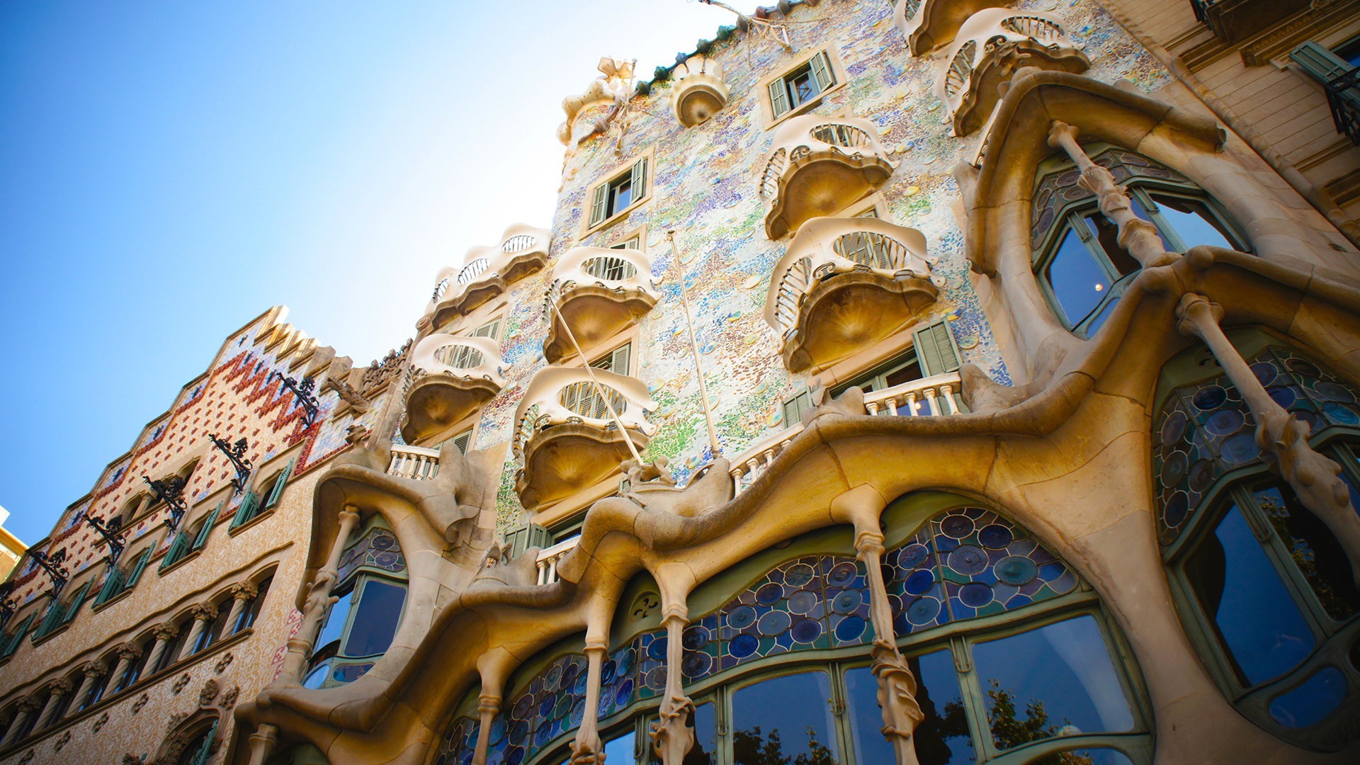 Casa Batlló in Barcelona, Spain HD Wallpaper