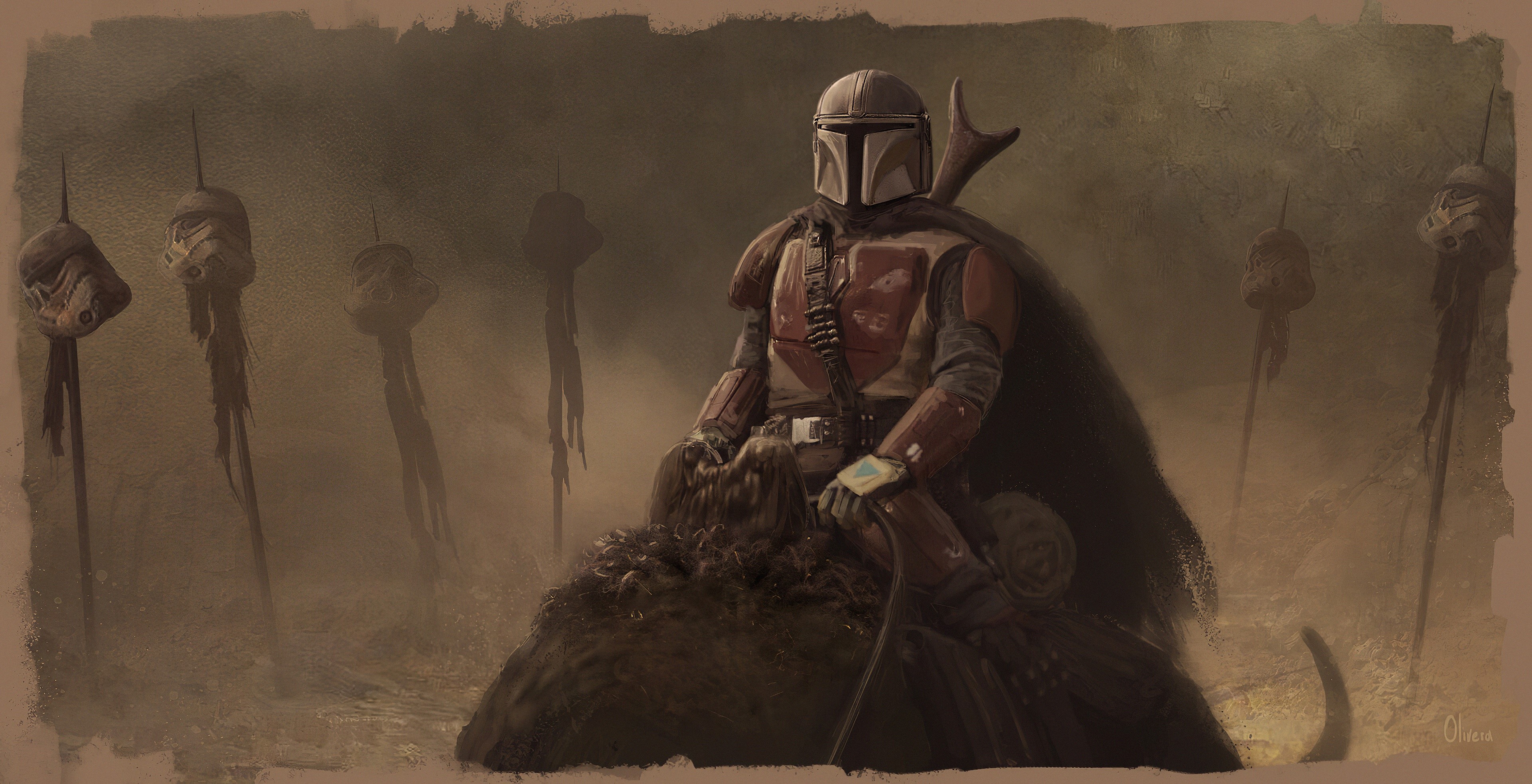 The Mandalorian from Star Wars HD Wallpaper