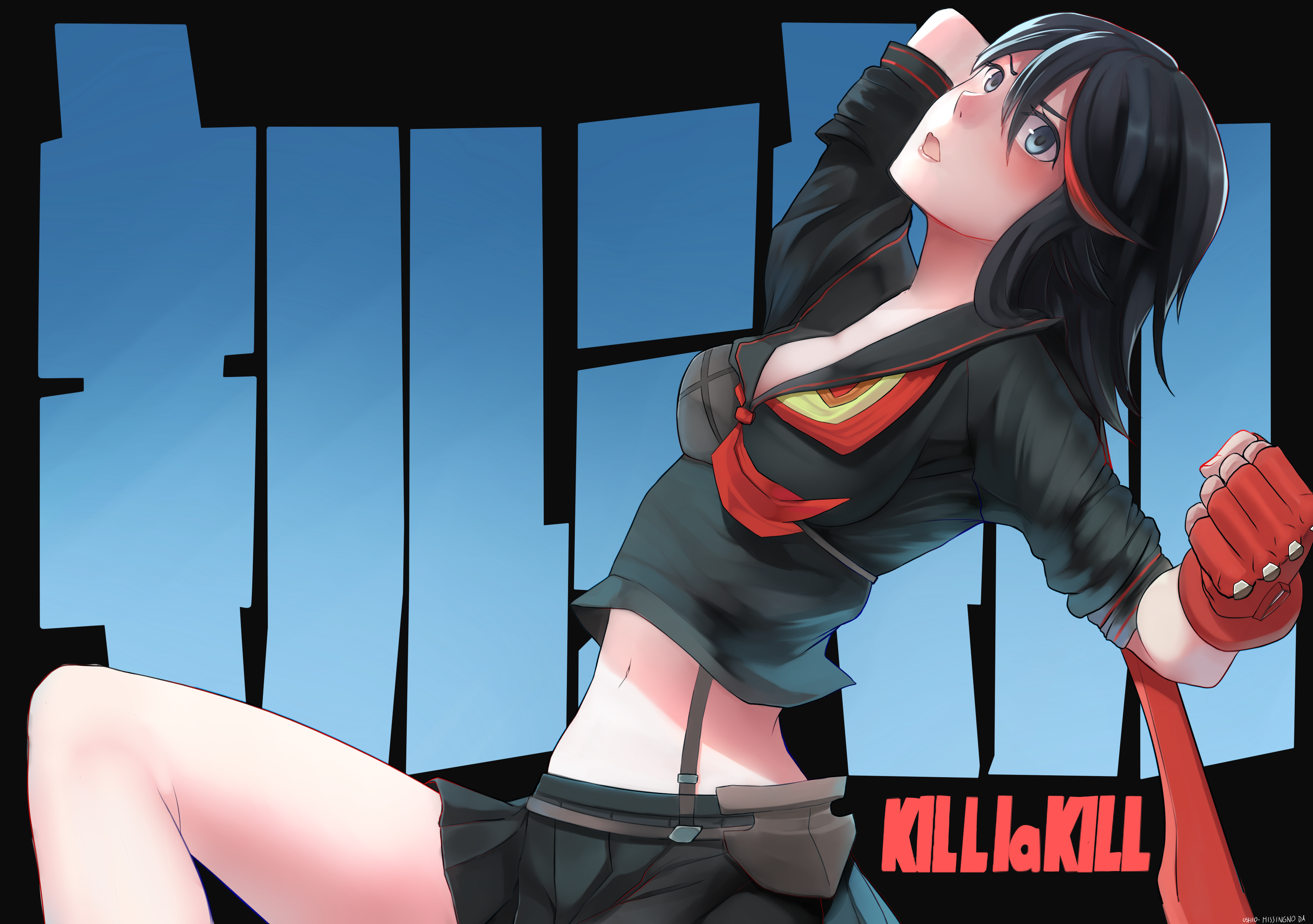 Ryuko Matoi from Kill la Kill HD Wallpaper