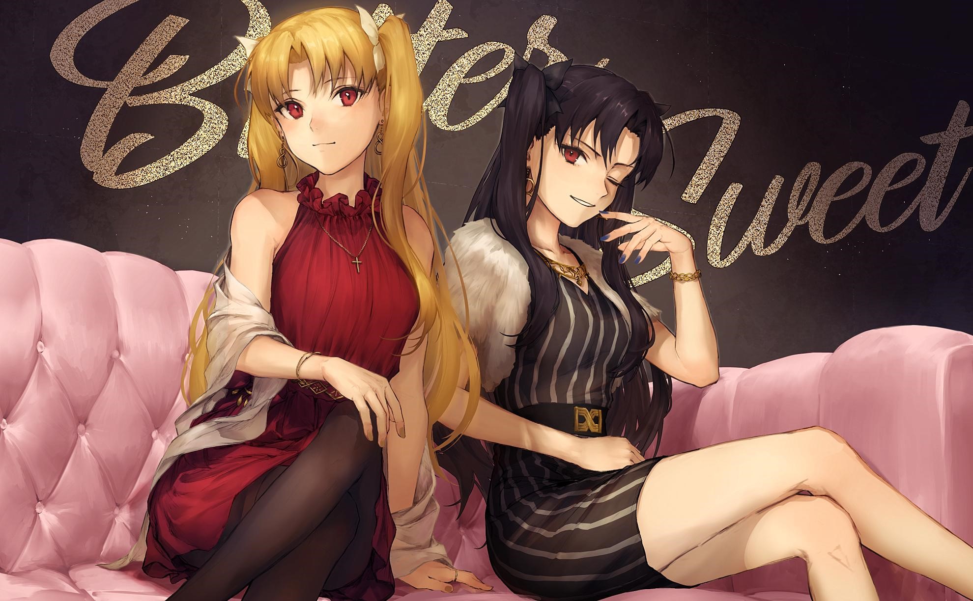 Ishtar and Ereshkigal from Fate/Grand Order HD Wallpaper