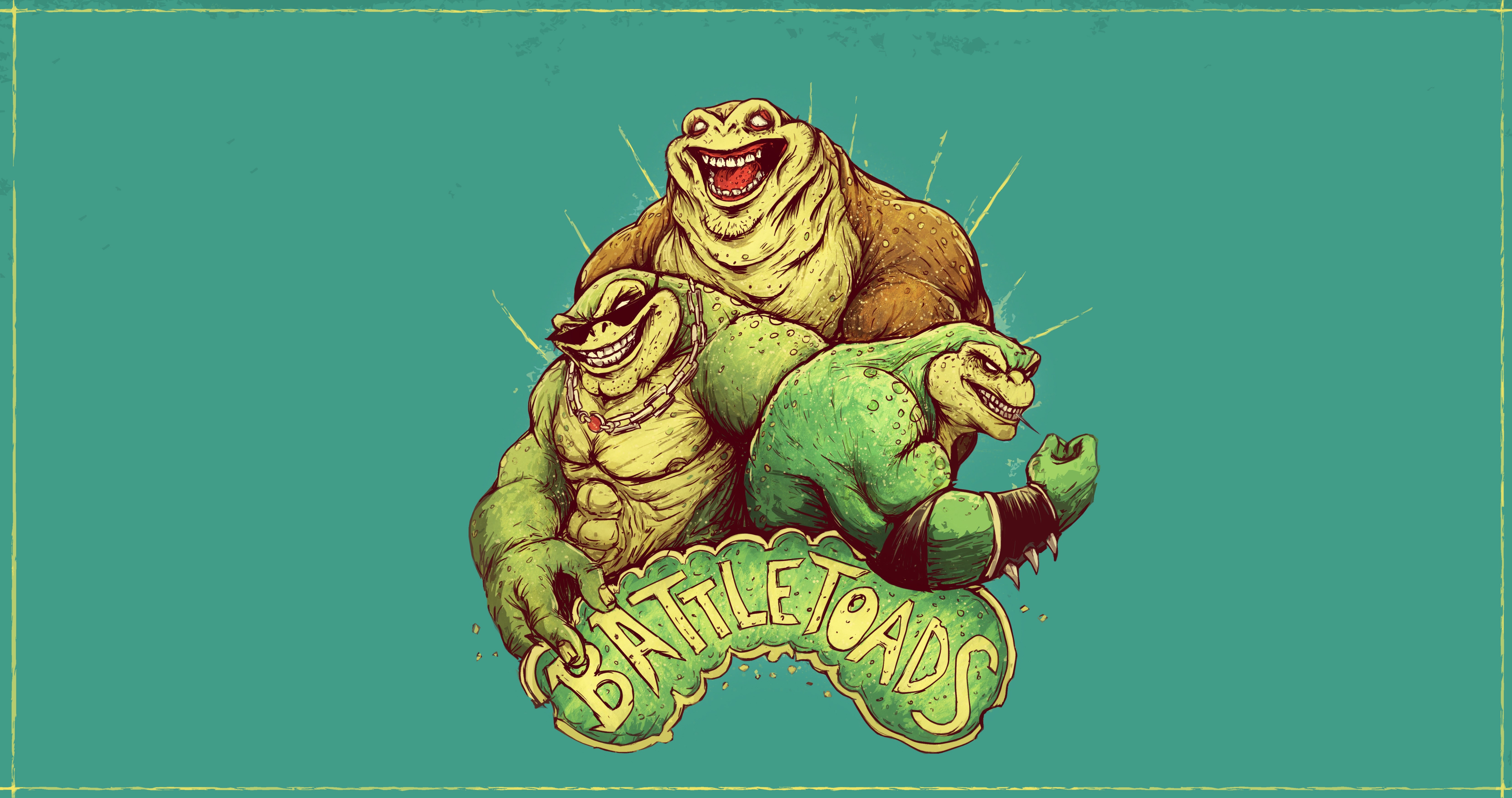 Battletoads video game art HD Wallpaper