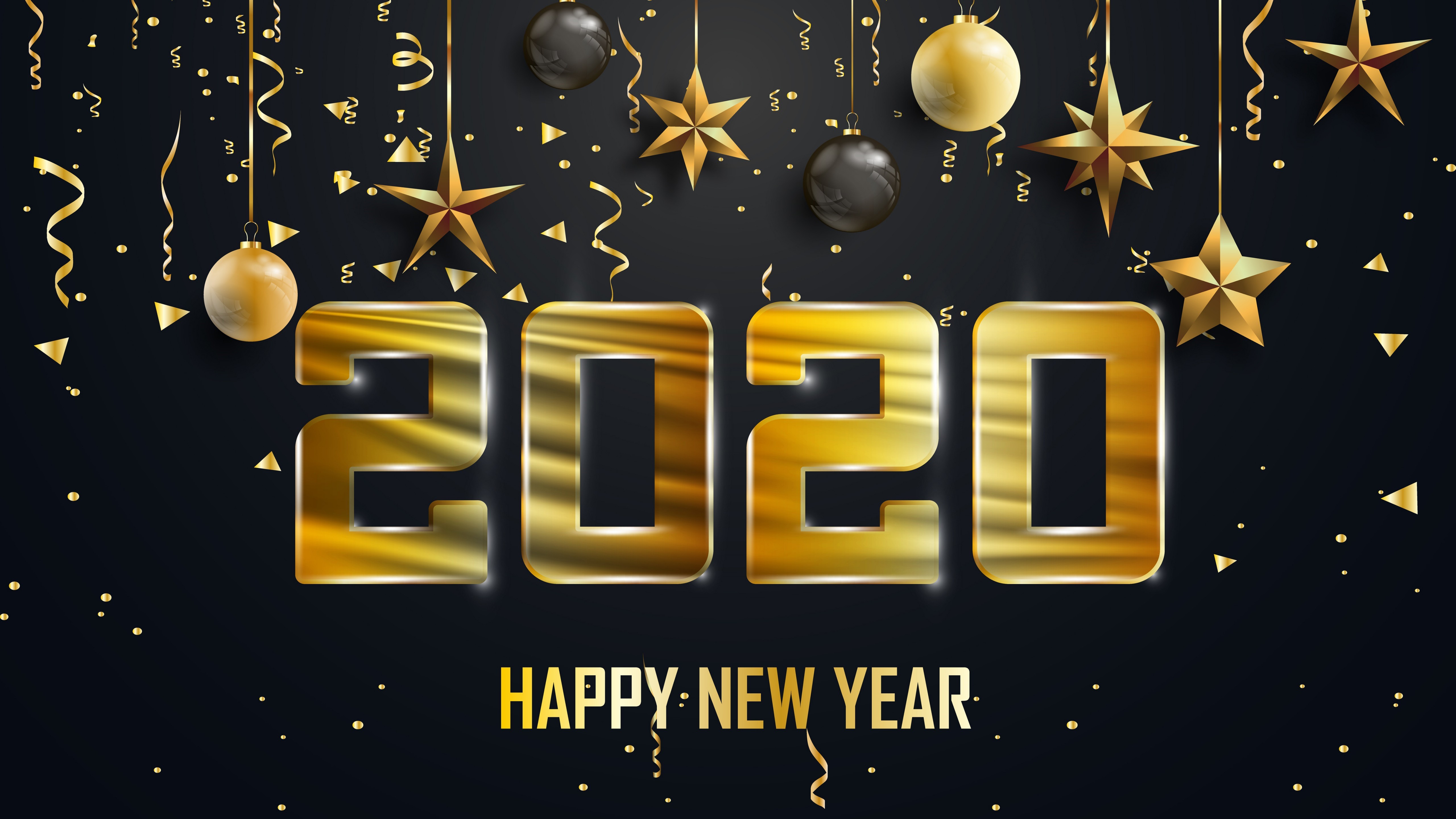Happy New Year 2020 HD Wallpaper