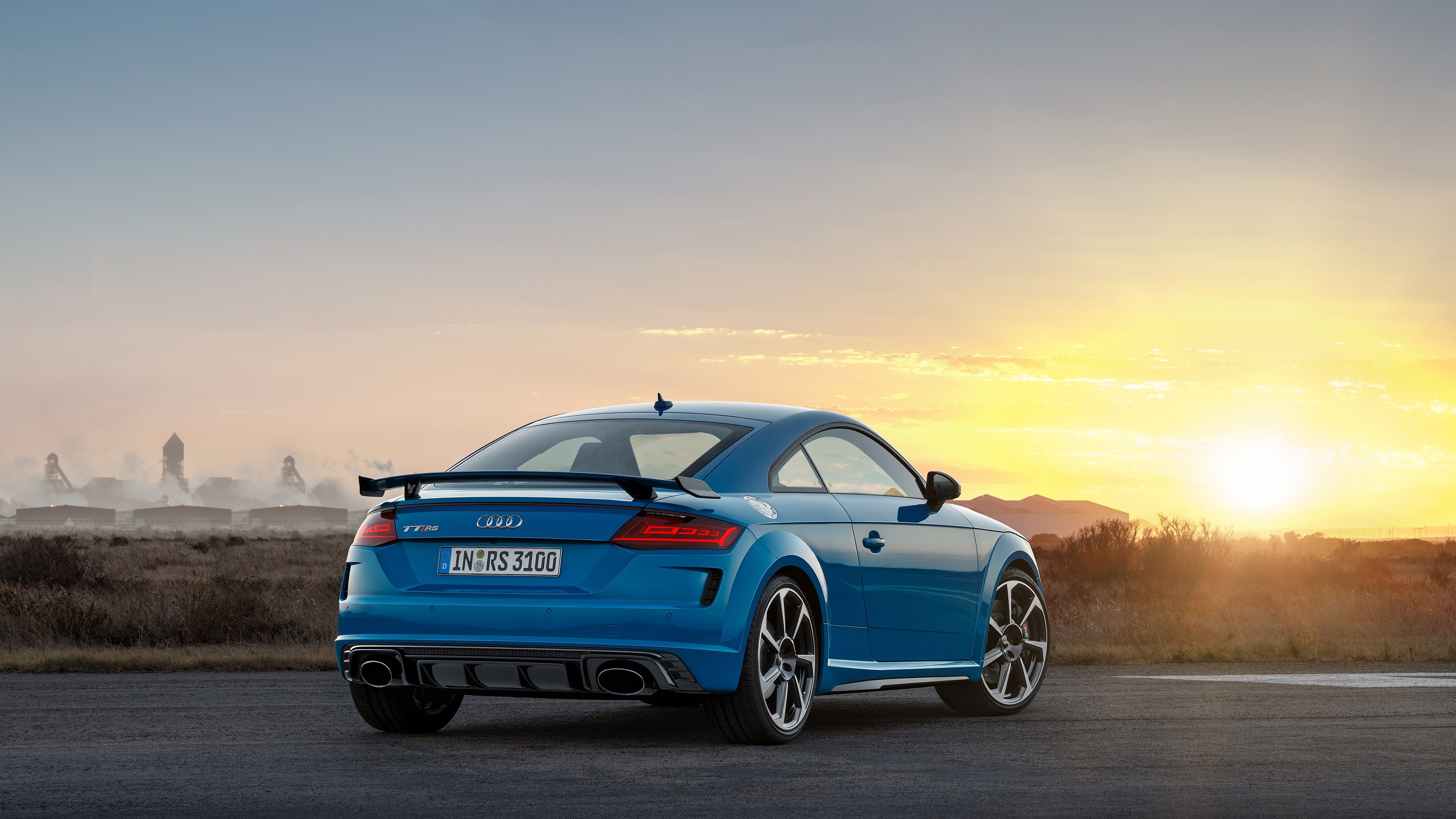 4K Audi TTRS at Sunset HD Wallpaper