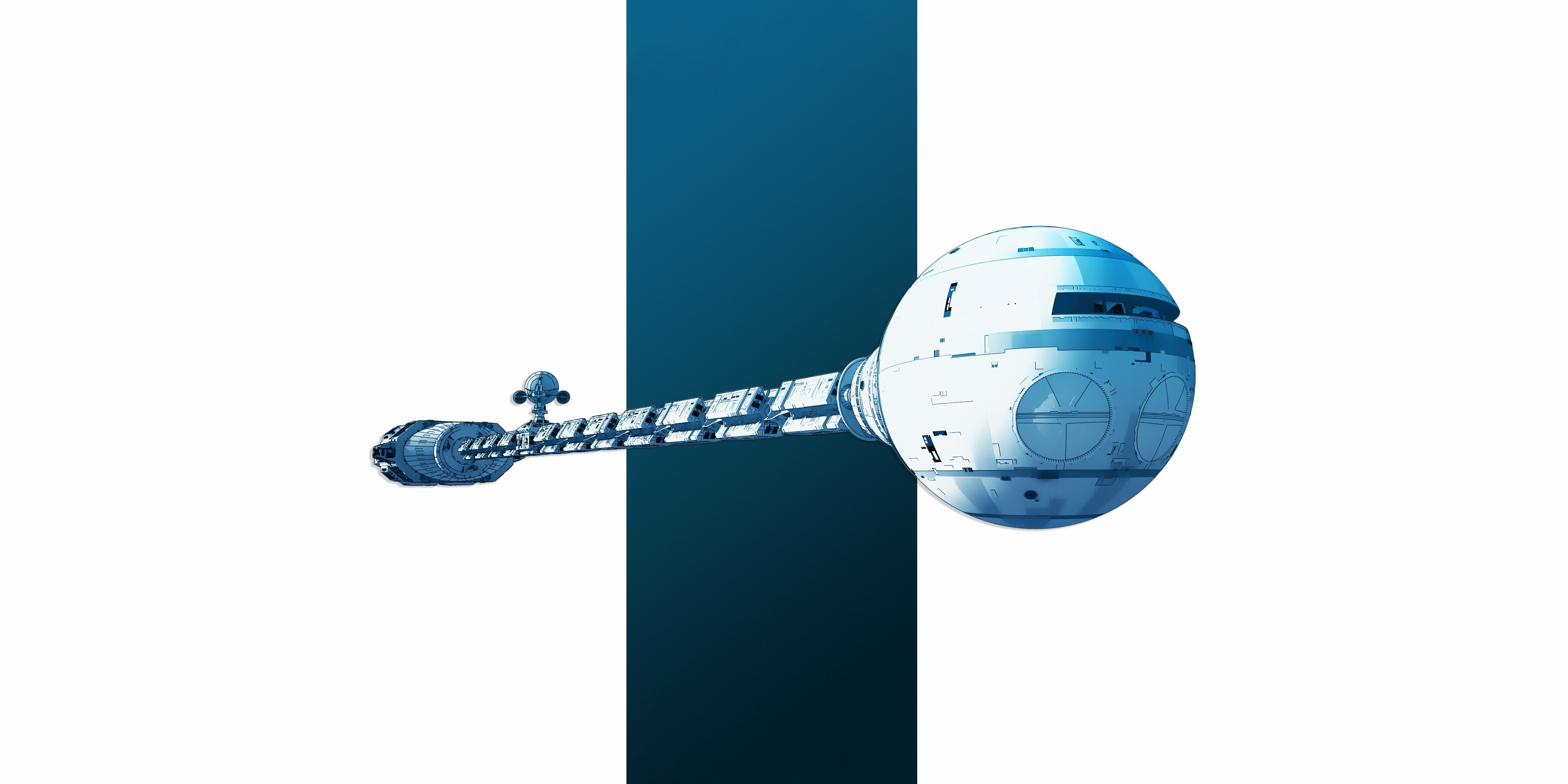 Discovery One spaceship from 2001: A Space Odyssey HD Wallpaper
