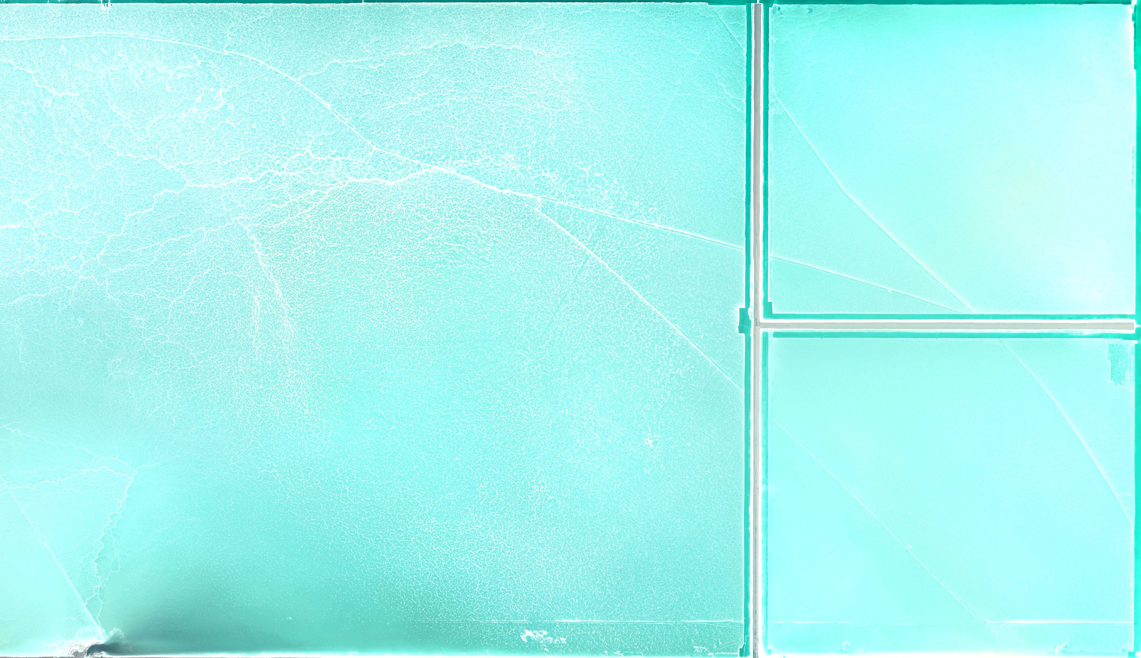 Cyan salt lakes in China HD Wallpaper