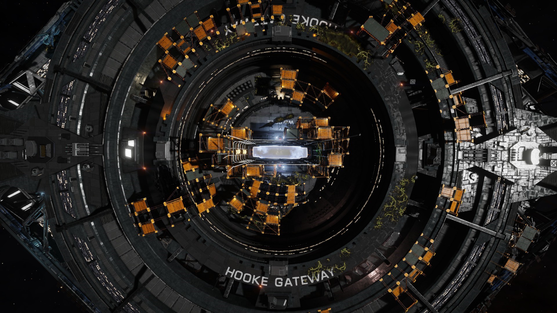 Hooke Gateway space station in Elite: Dangerous HD Wallpaper