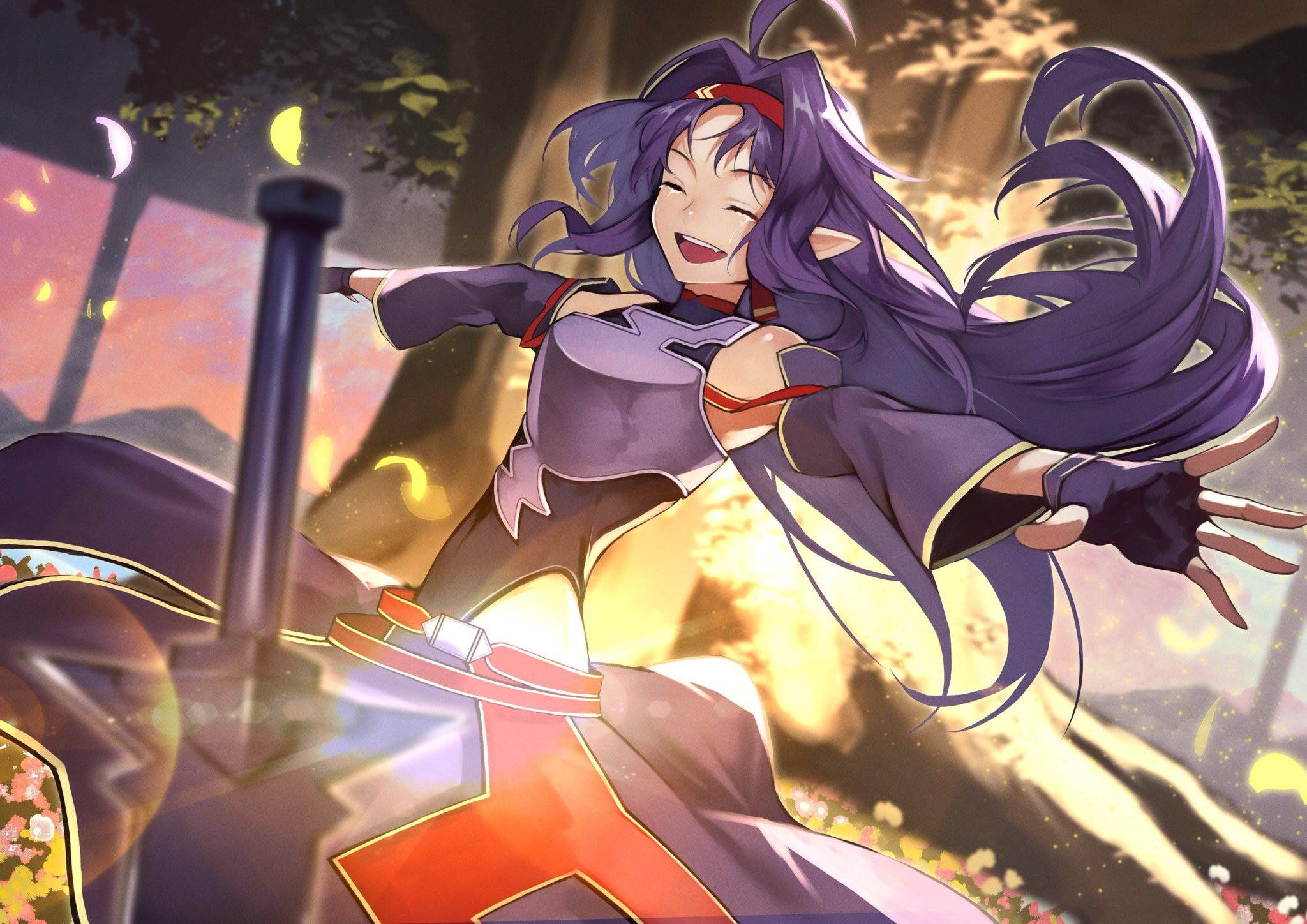 Konno Yuuki from Sword Art Online HD Wallpaper