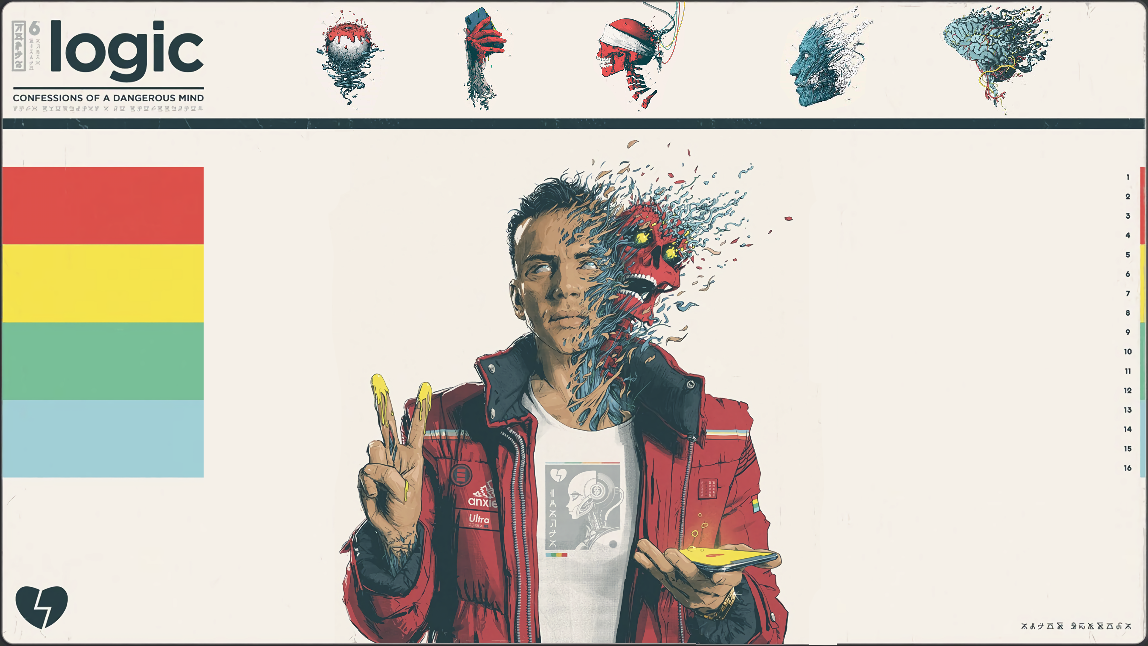 Logic Confessions of a Dangerous Mind Album Cover HD Wallpaper