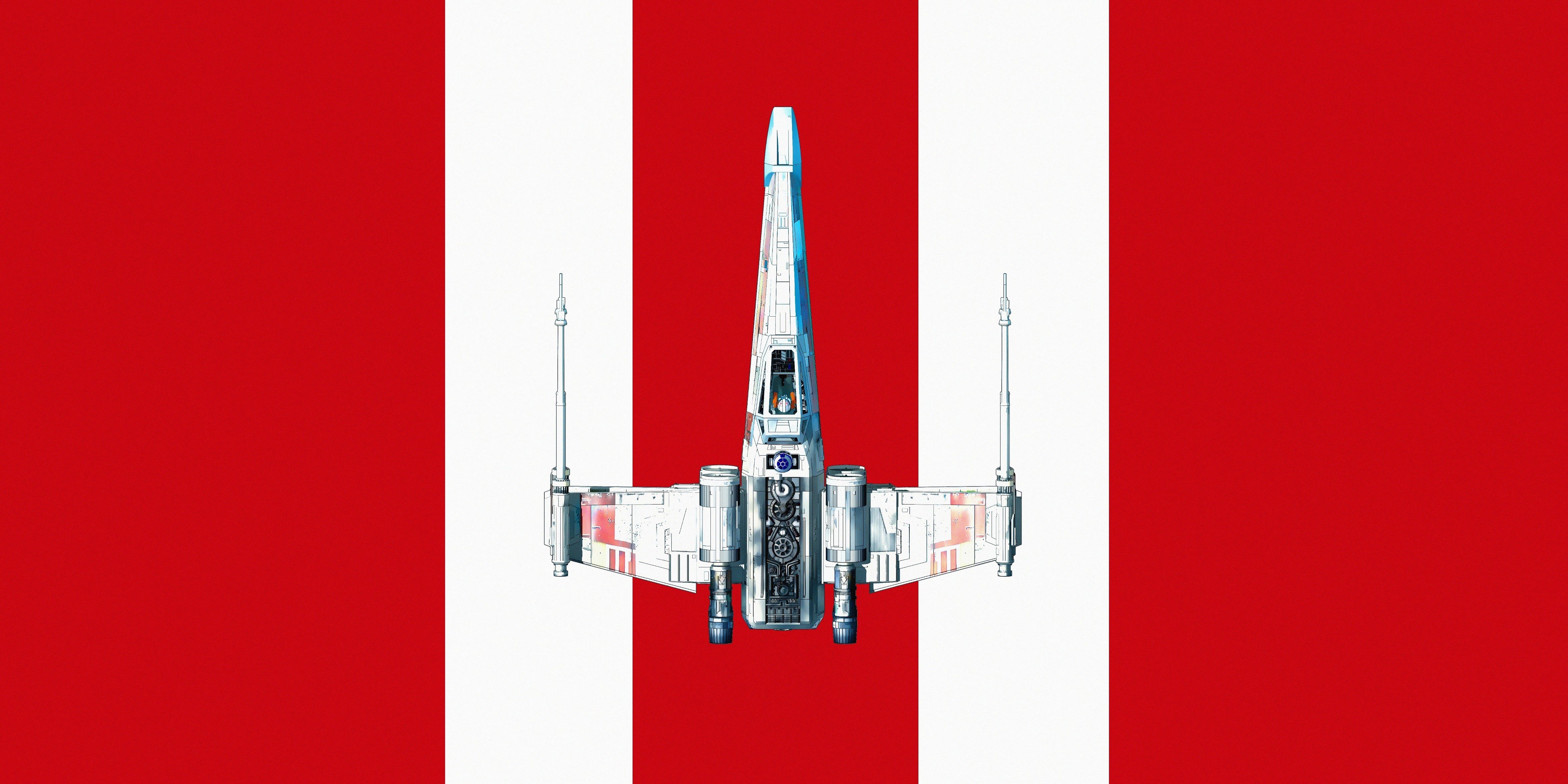 4K Star Wars X-wing spaceship HD Wallpaper
