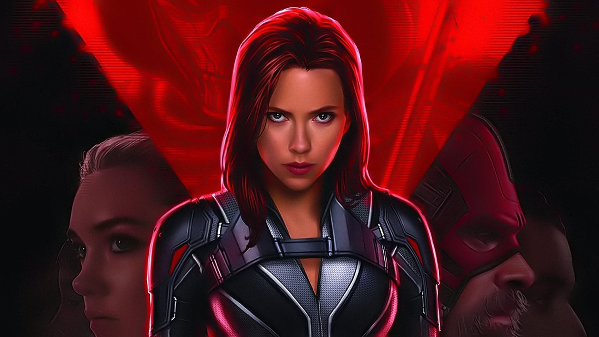 Black Widow from Marvel Cinematic Universe artwork HD Wallpaper