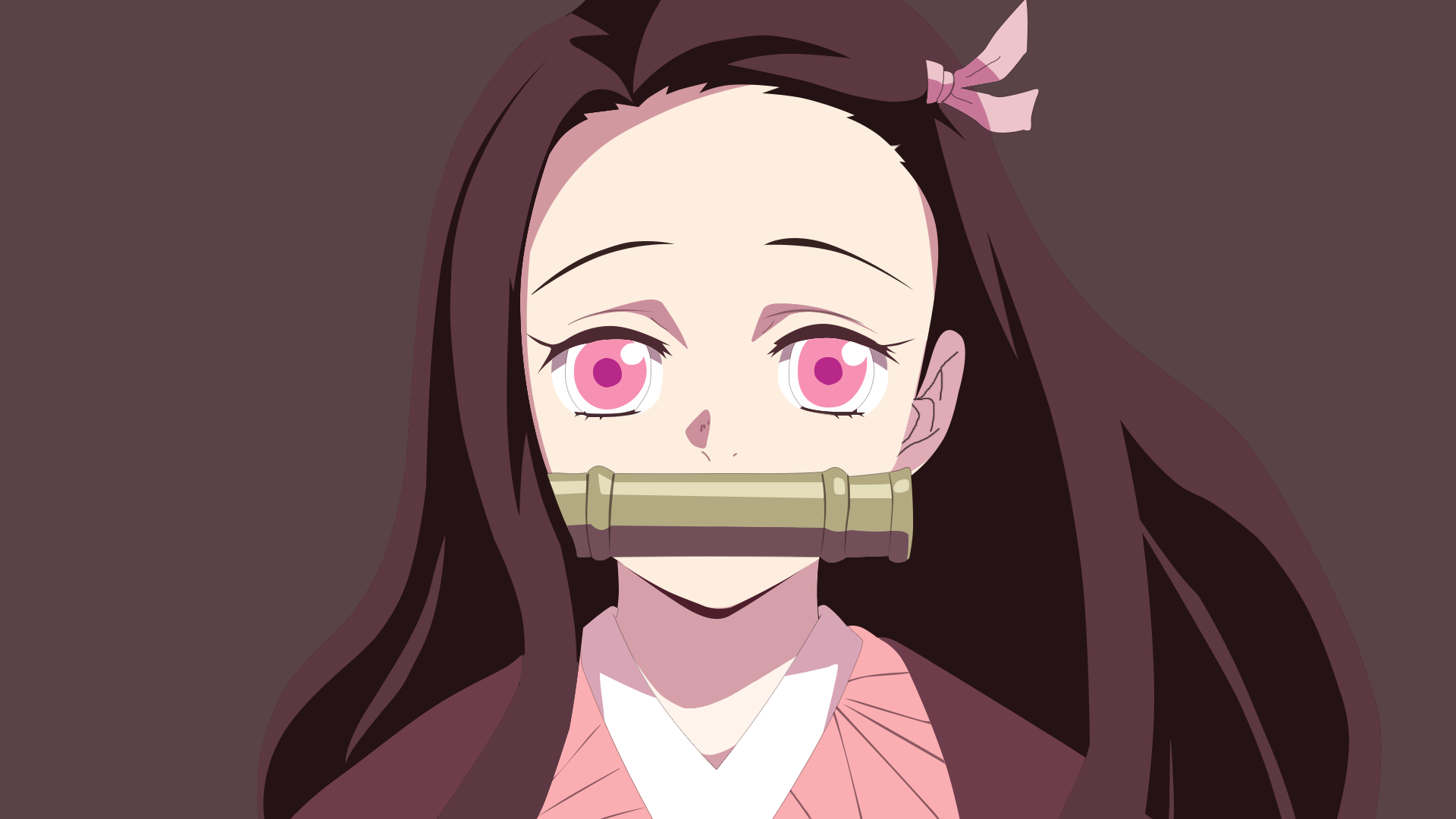 Nezuko Kamado from Kimetsu no Yaiba HD Wallpaper