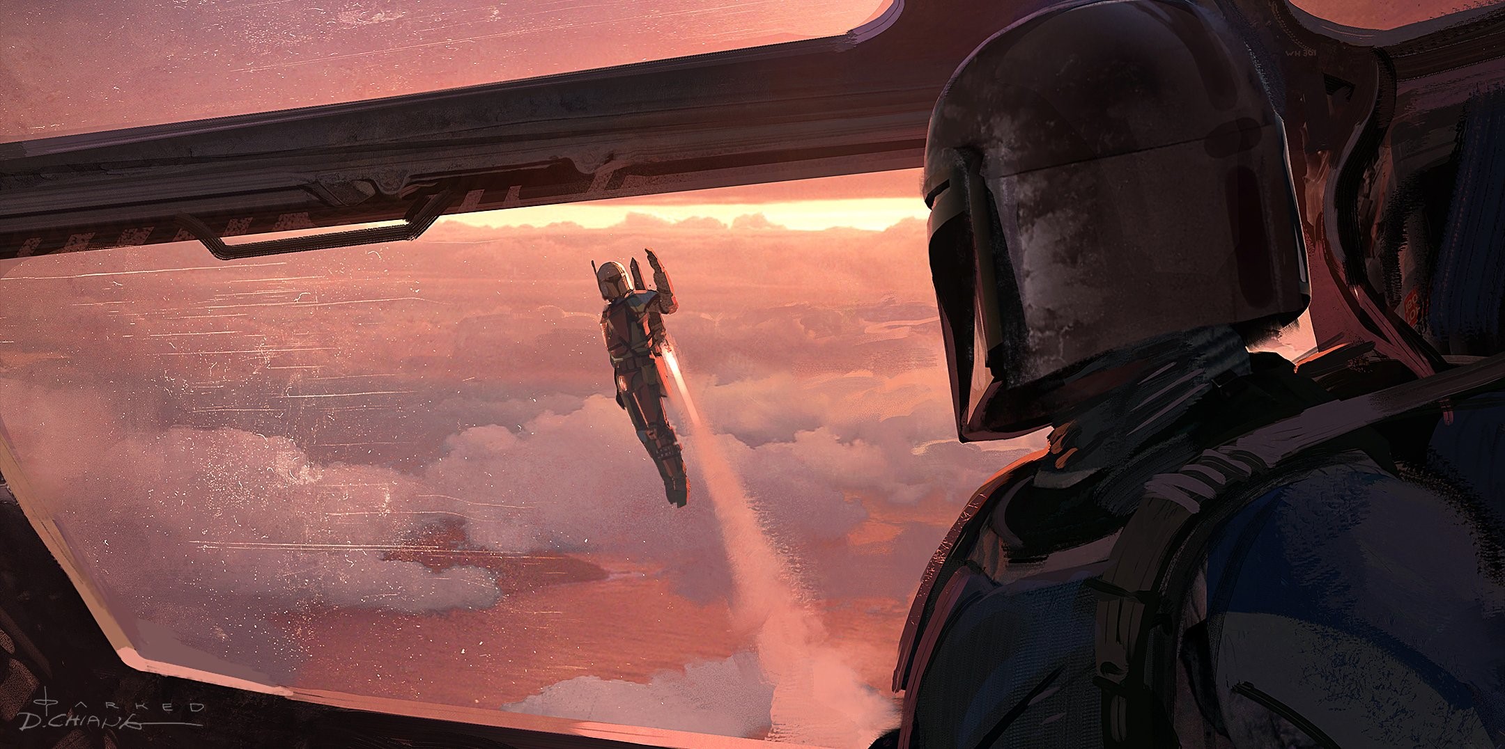 The Mandalorian concept art HD Wallpaper