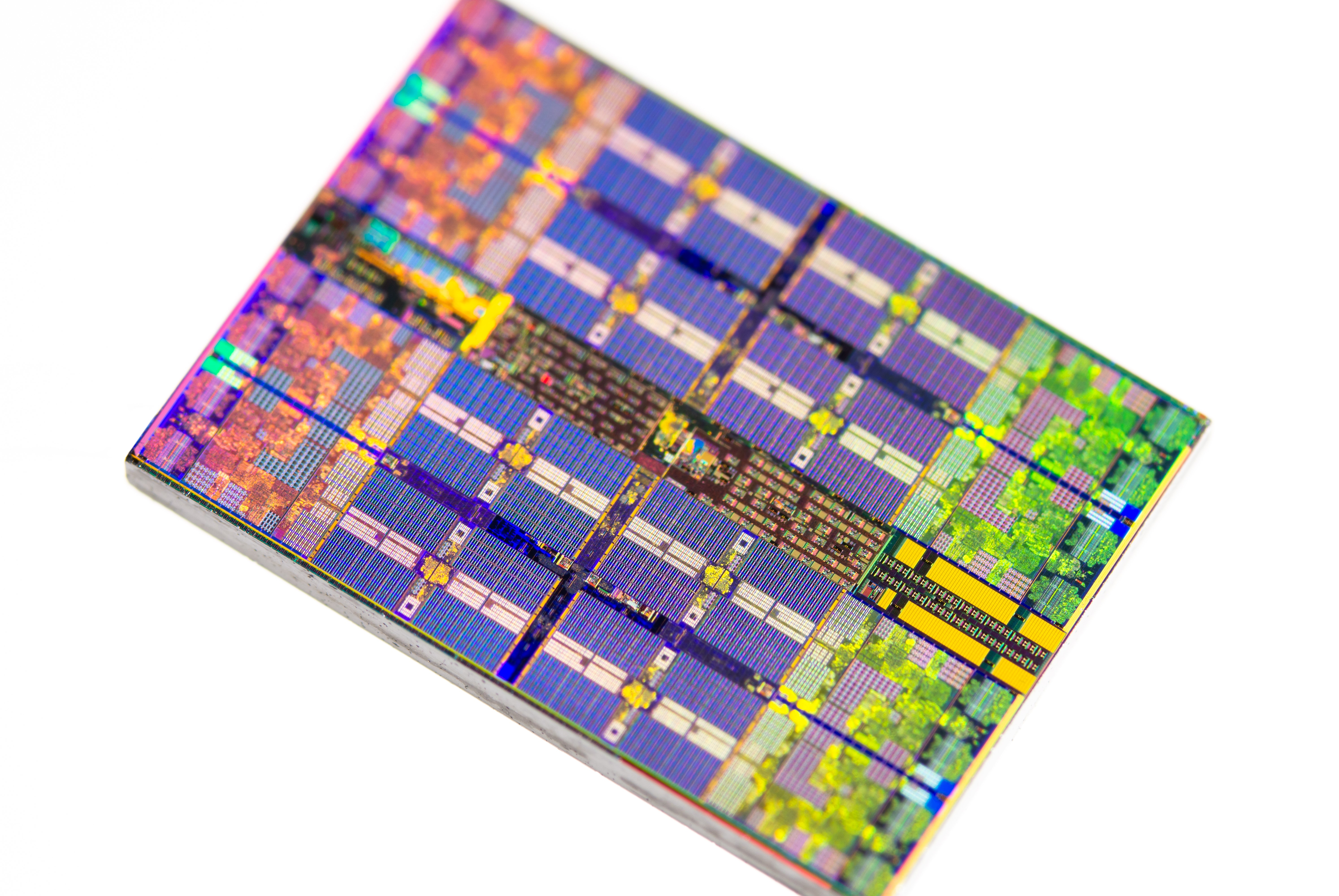 Colorful AMD integrated circuit microchip HD Wallpaper
