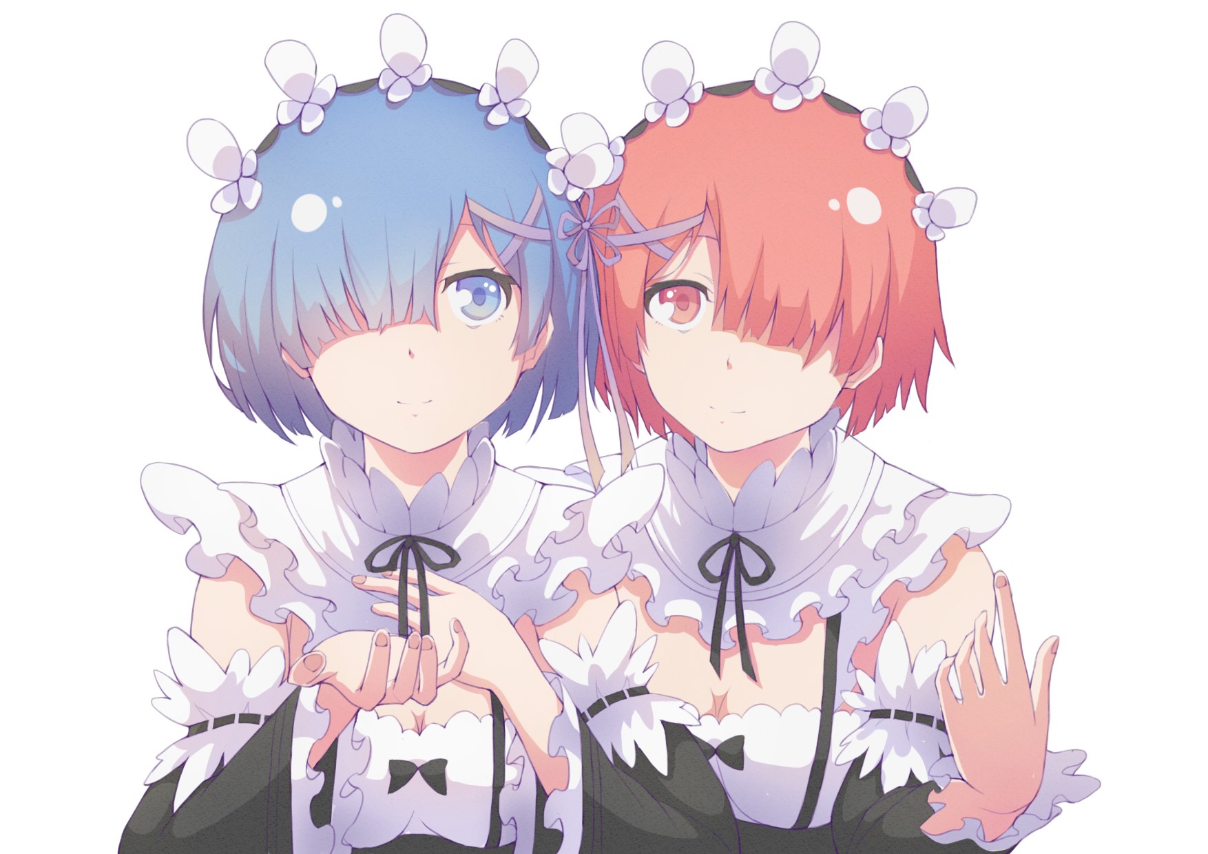 Rem and Ram from Re:Zero Kara Hajimeru Isekai Seikatsu HD Wallpaper