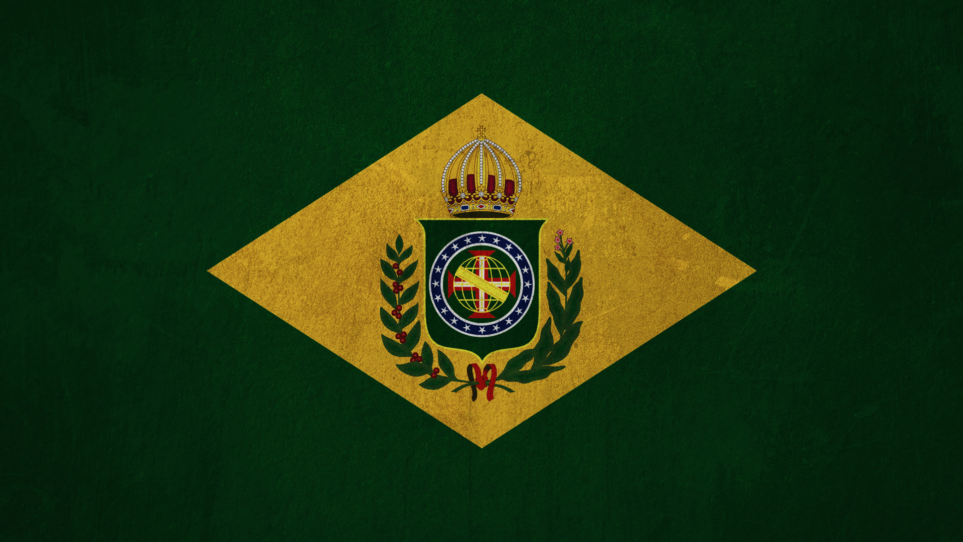 Flag of the Empire of Brazil HD Wallpaper