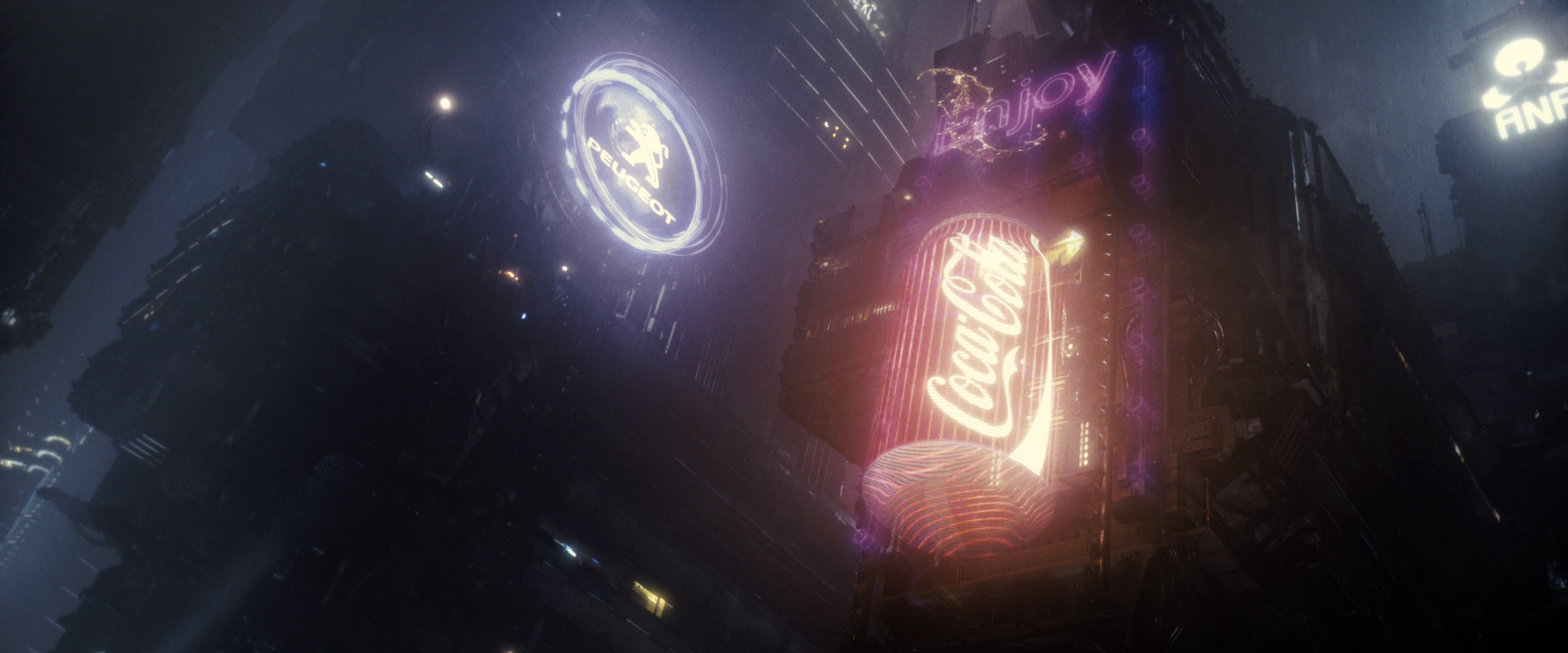 Blade Runner 2049 futuristic city night HD Wallpaper