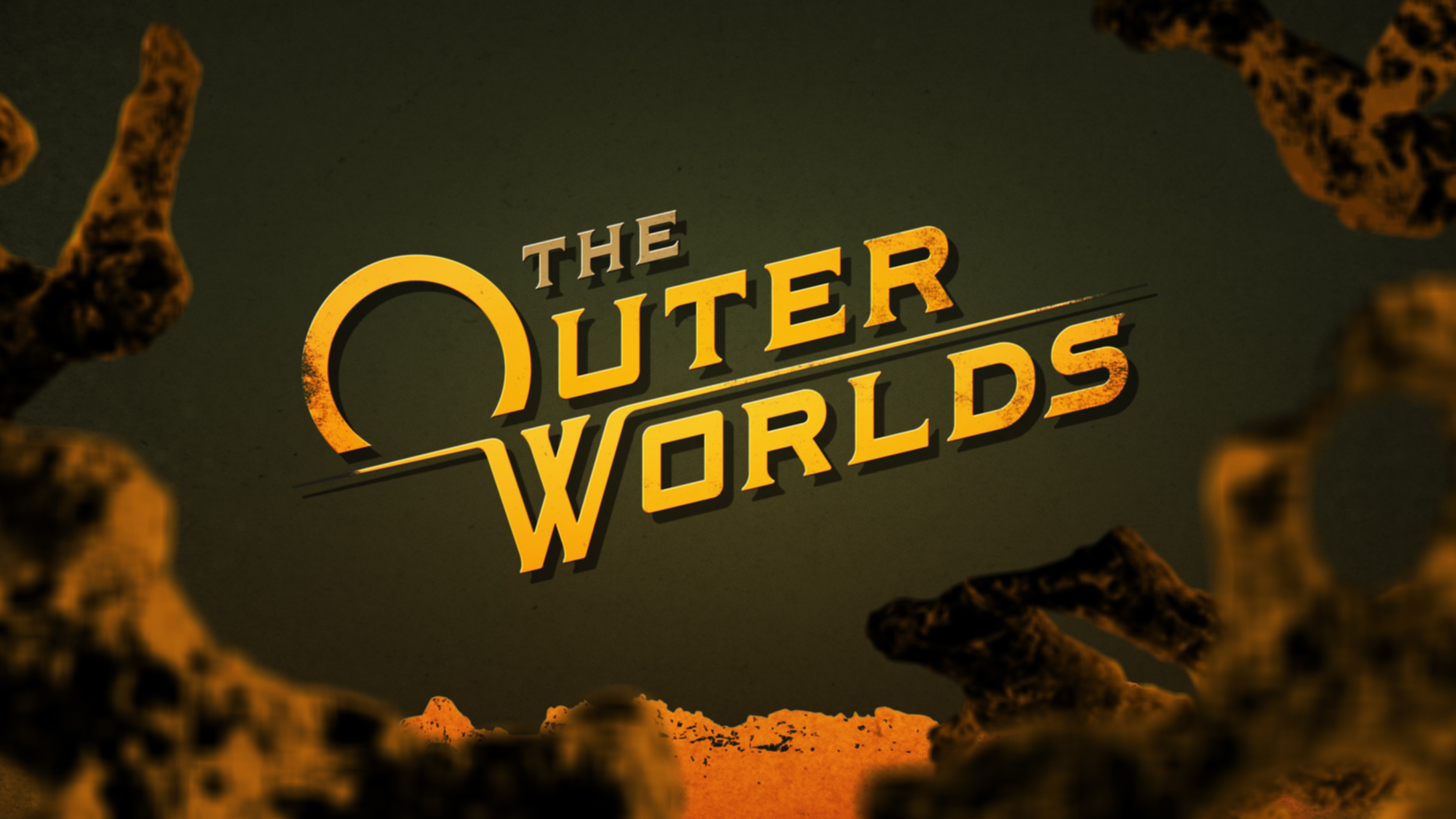 The Outer Worlds video game logo HD Wallpaper