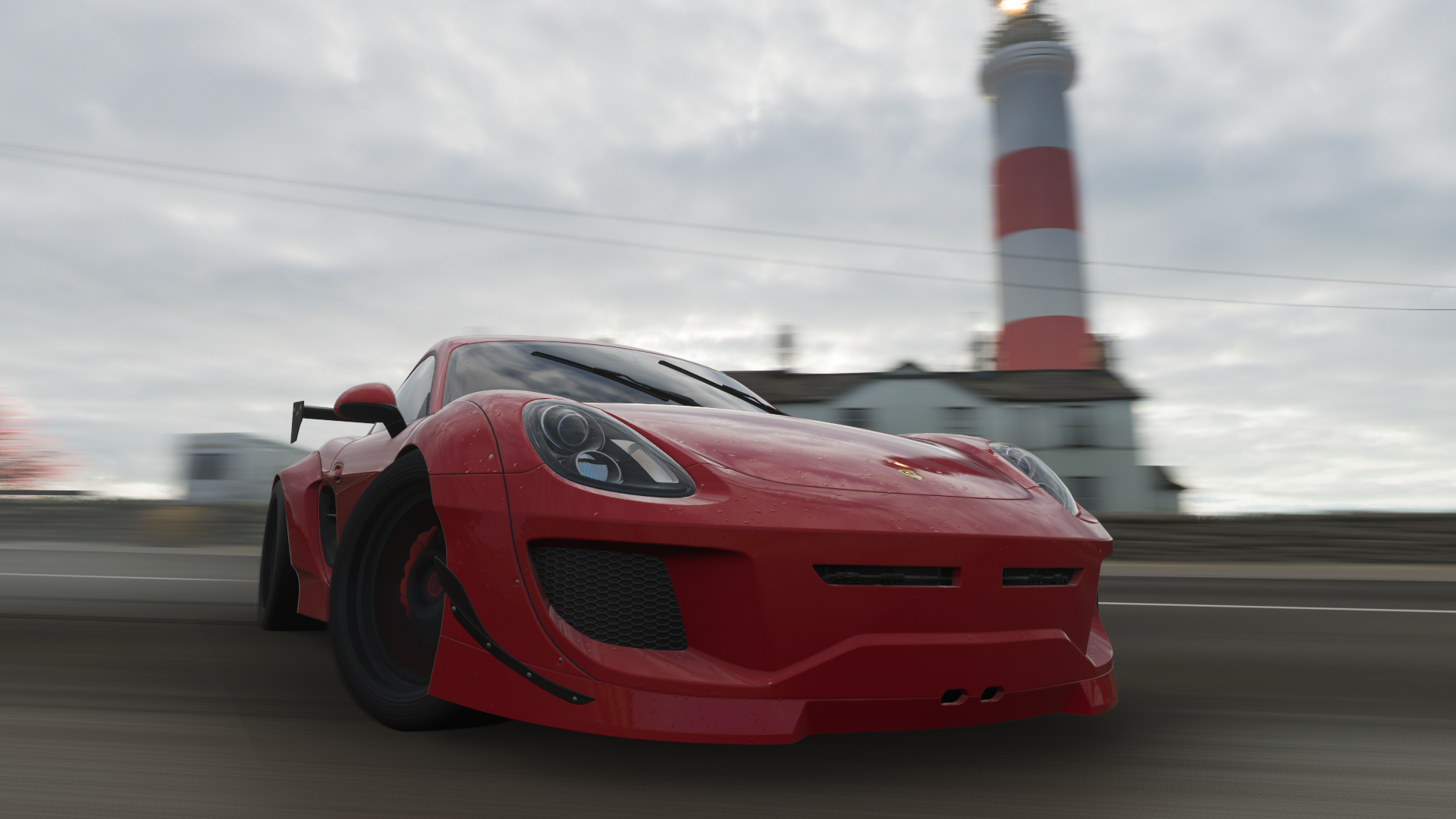 Red sports car in Forza Horizon 4 HD Wallpaper