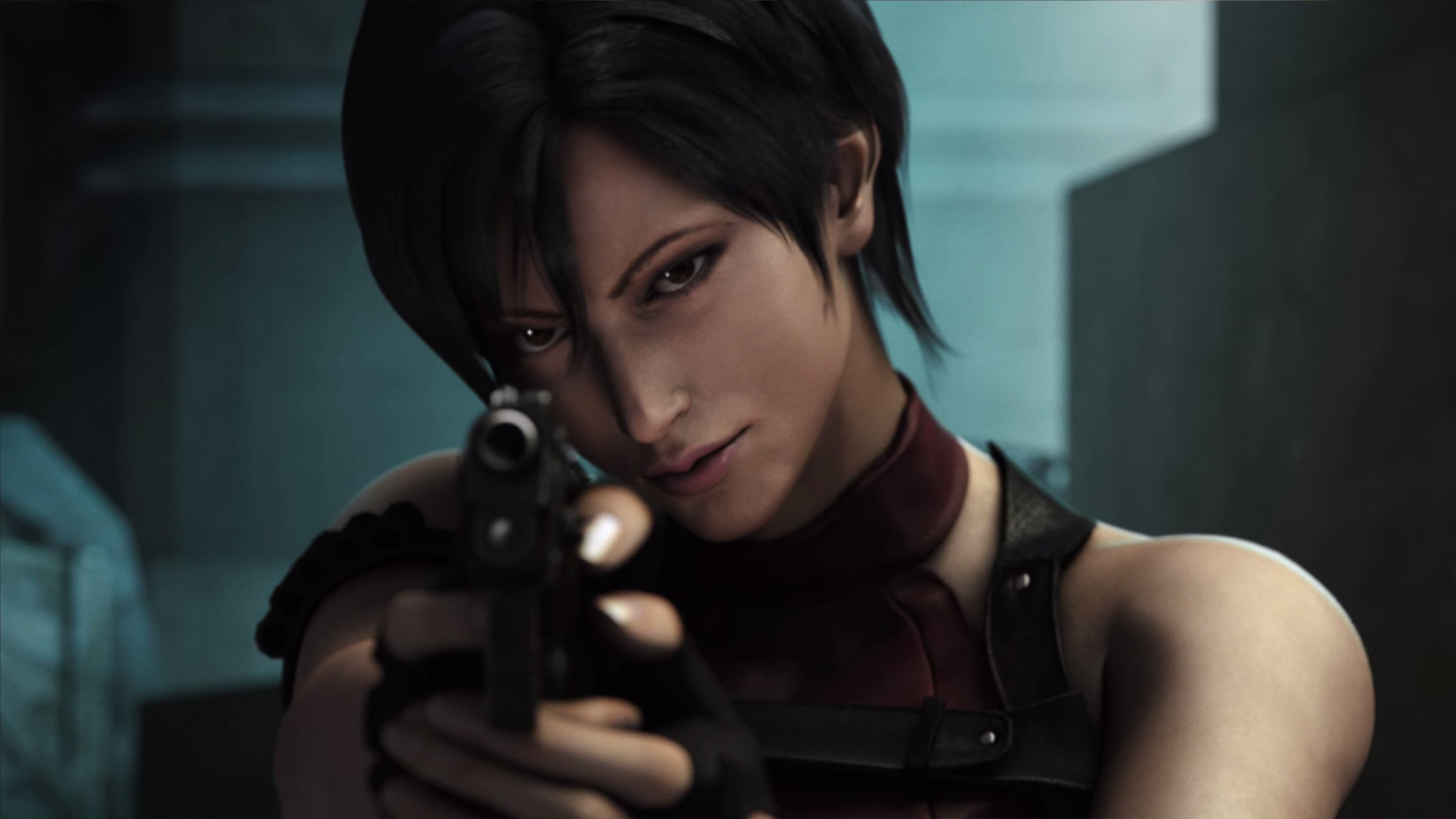 Ada Wong from Resident Evil holding a gun HD Wallpaper