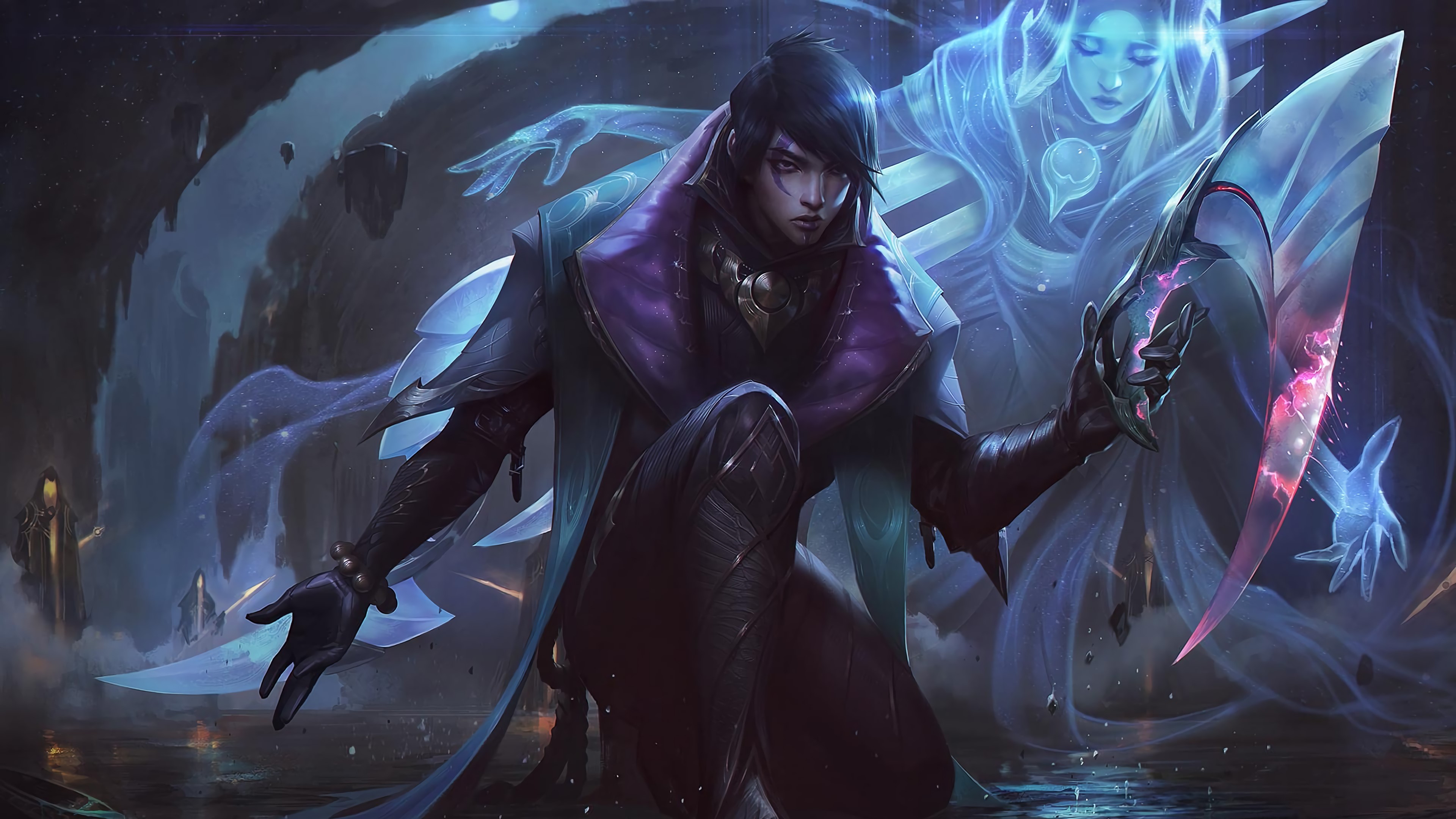 Aphelios from League of Legends 4K HD Wallpaper
