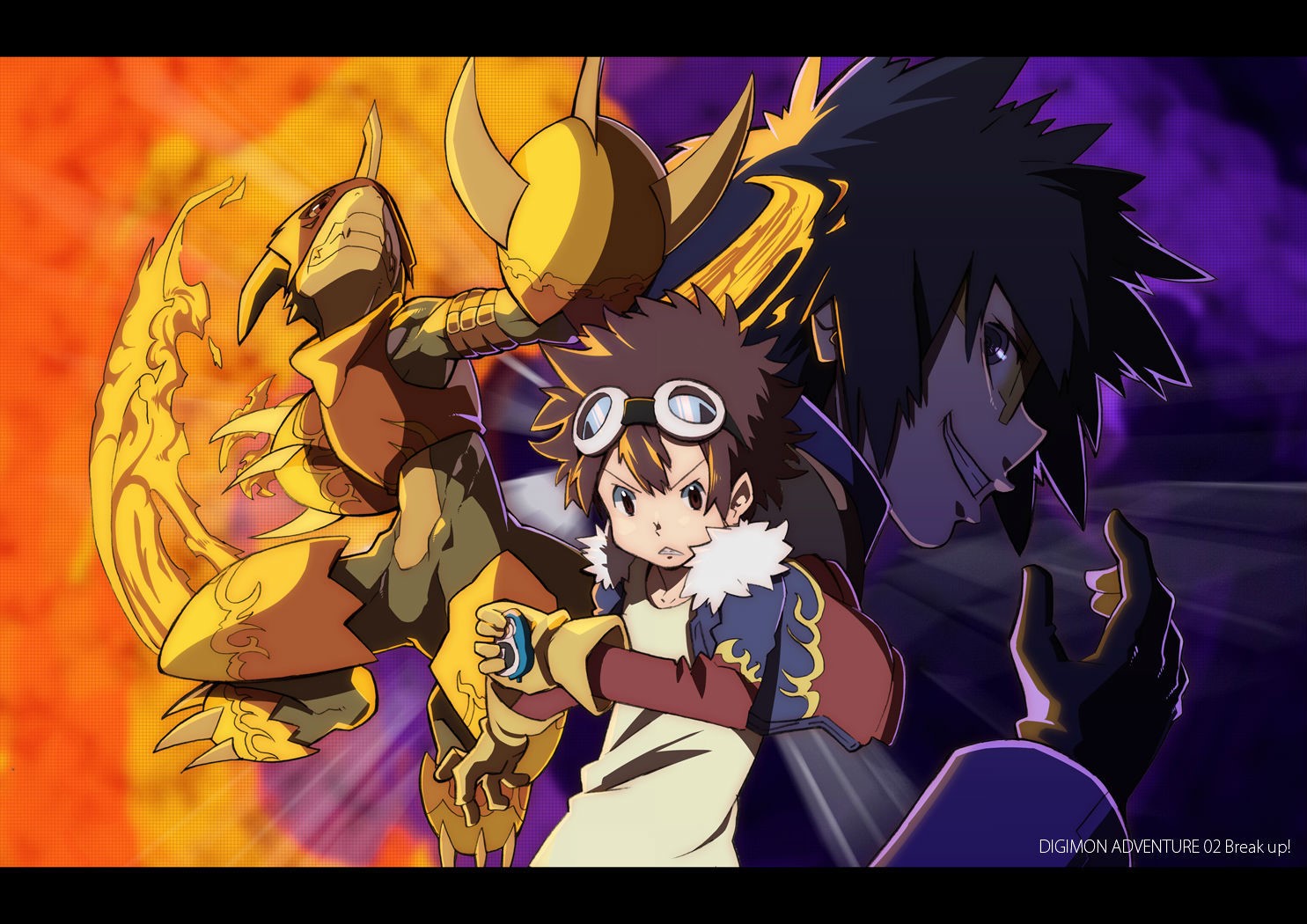 Digimon Adventure 02: Break up! Characters HD Wallpaper
