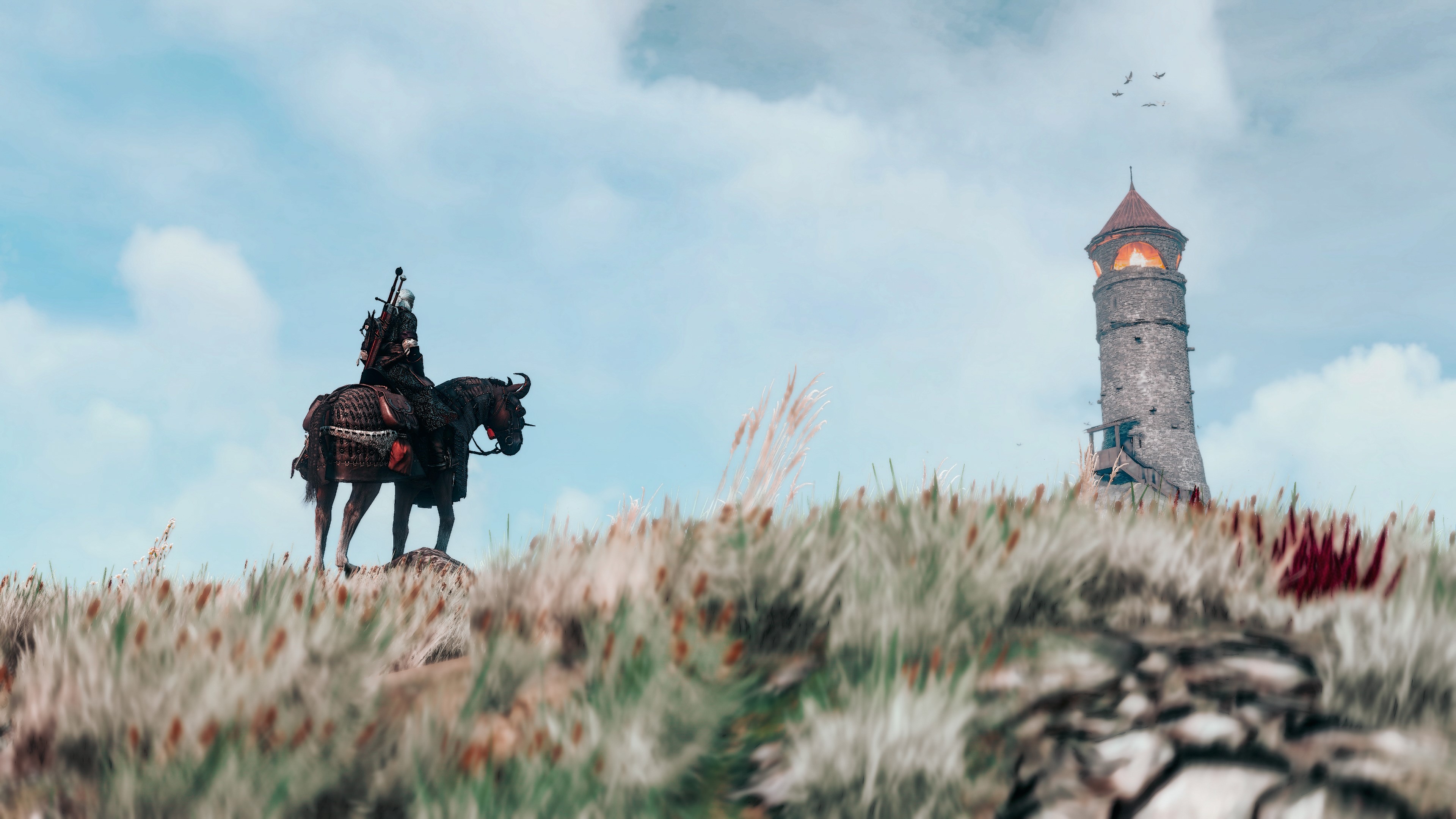 Geralt from The Witcher 3: Wild Hunt on Skellige HD Wallpaper