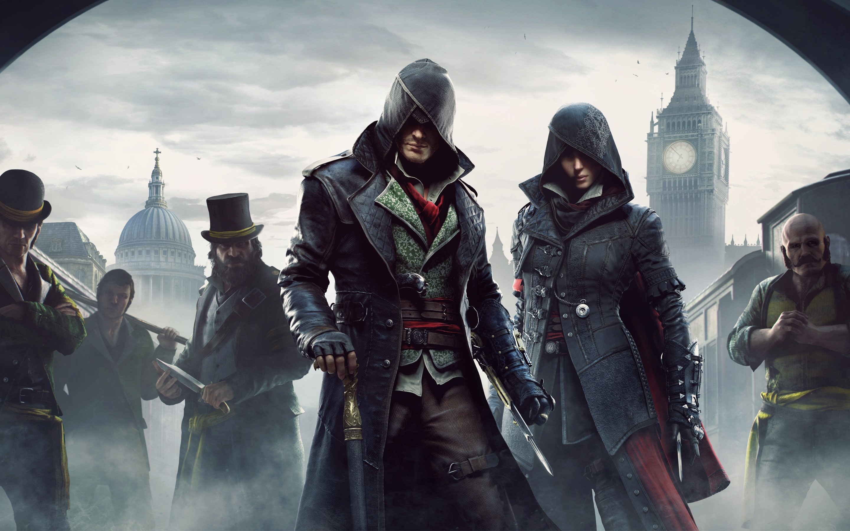 Assassins Creed Syndicate characters in London HD Wallpaper